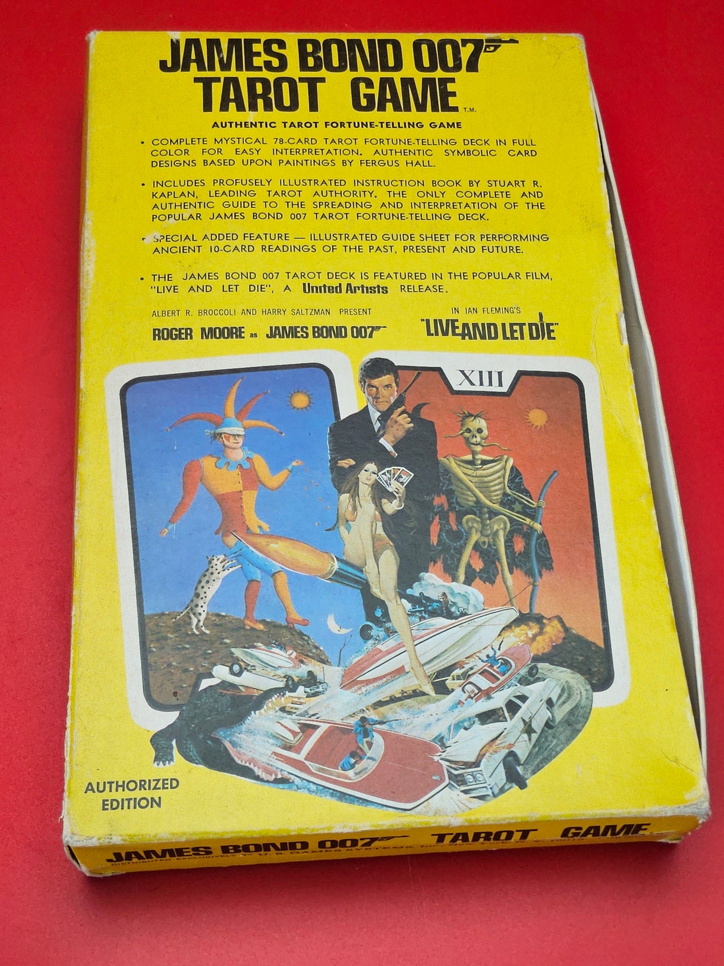 James Bond 007 tarot game 1973 Live and Let Die complete
