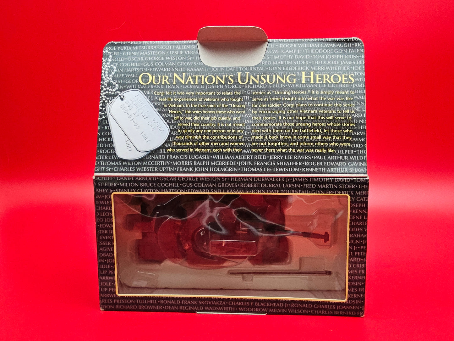 Corgi unsung heroes M48 A3 patron tank in original packaging