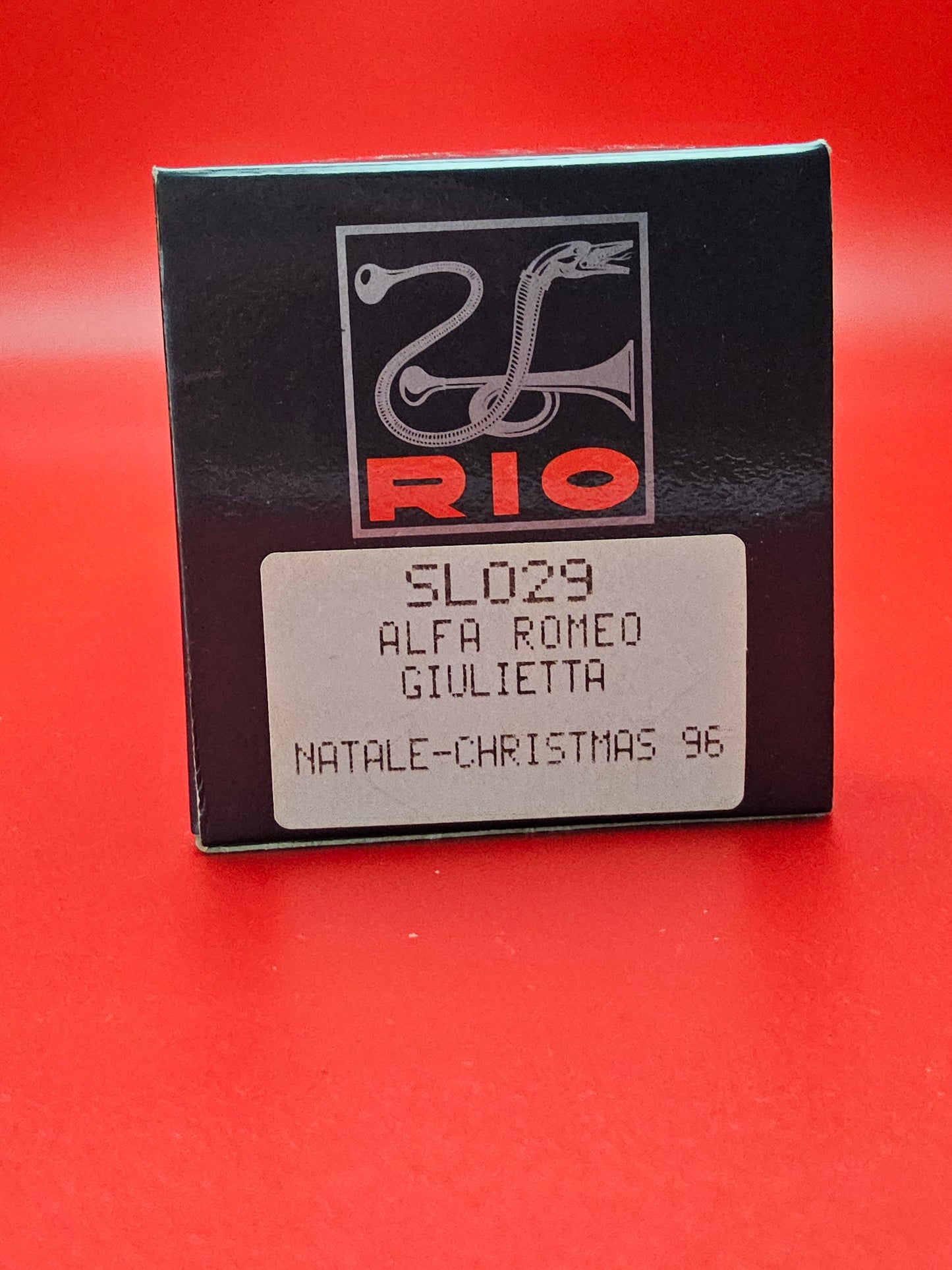 Rio model #SL029 Alfa Romeo Giulietta Ti Christmas Natale 1996 sealed