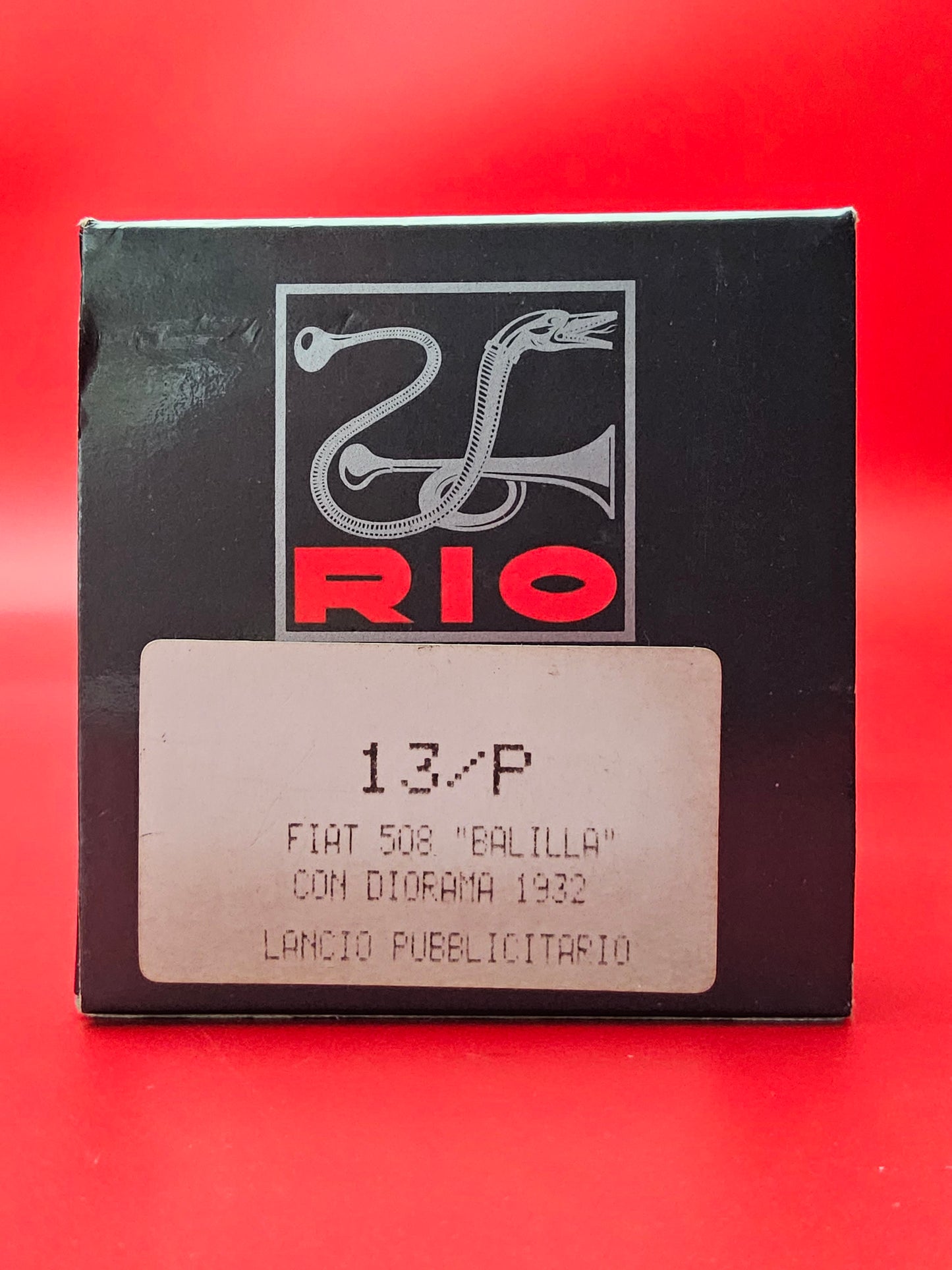 Rio model 13/P Fiat 508 Balilla autocarro publicitarie with figure sealed