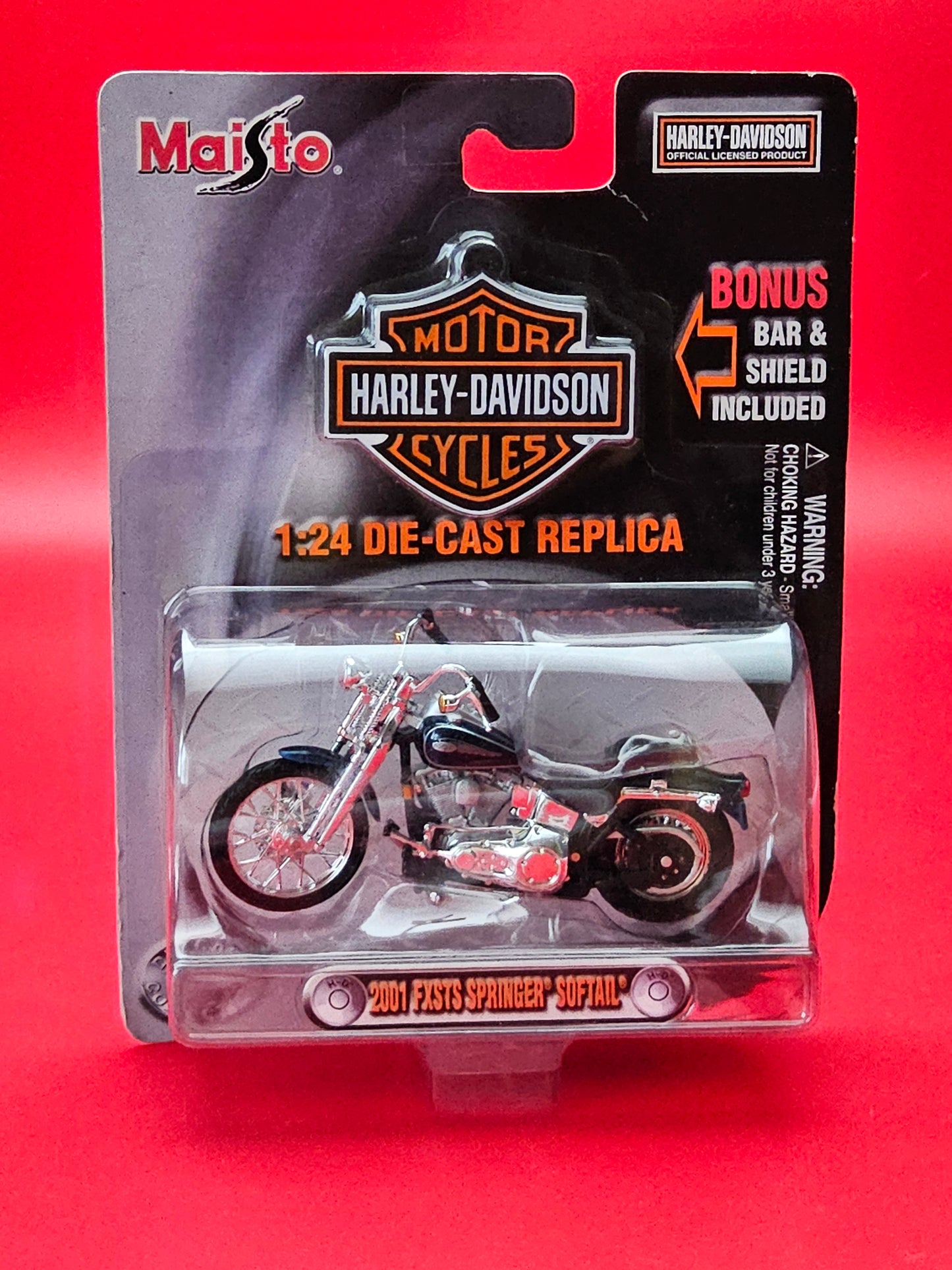 Harley Davidson die cast model sealed in original packaging