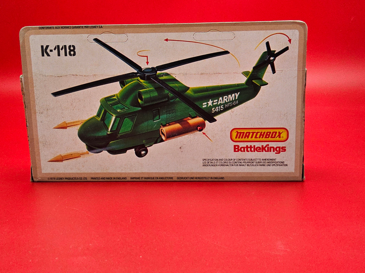 Matchbox #K118 Kaman seaspirit sealed in original box