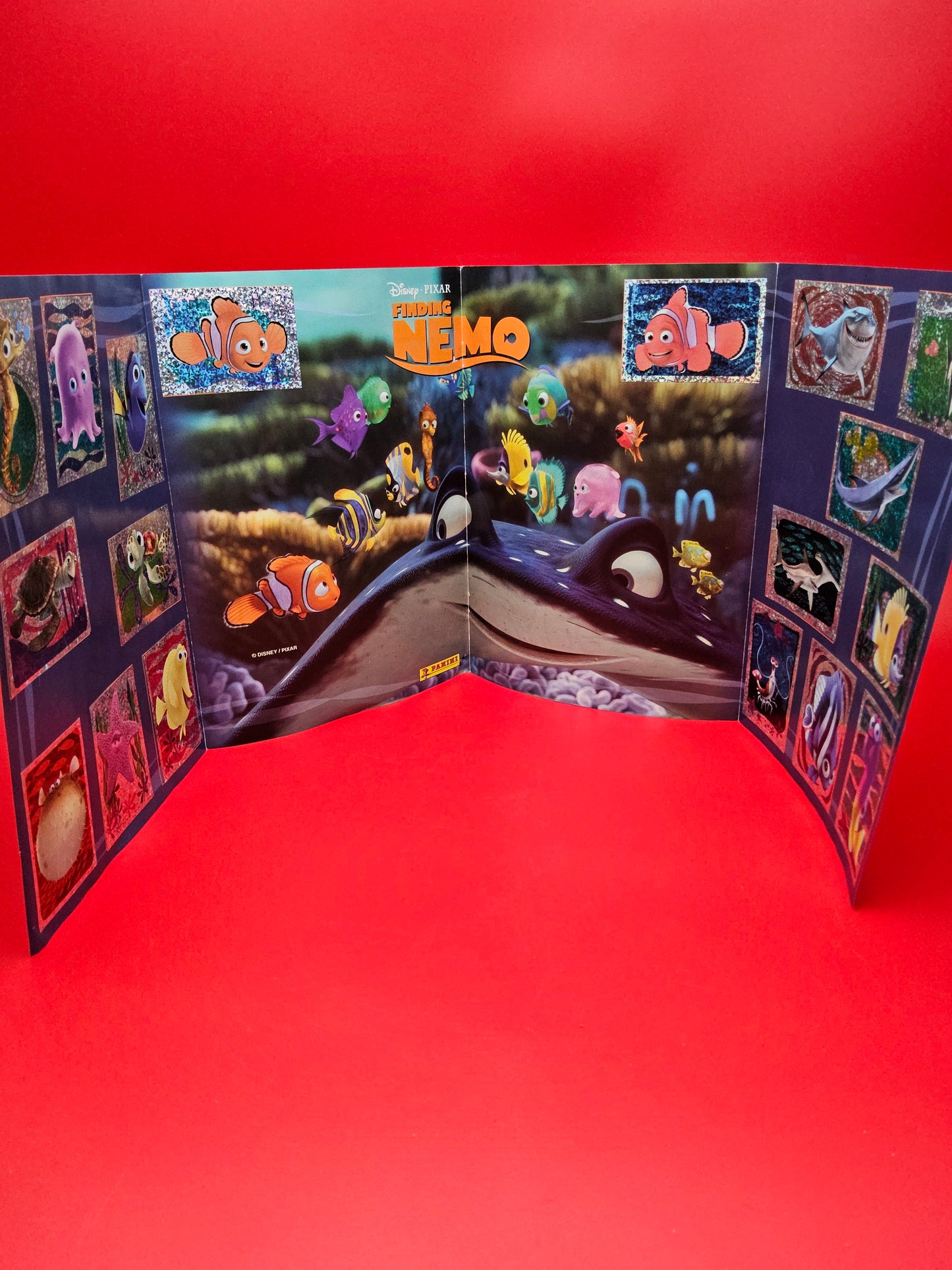 Finding Nemo sticker album 100% complete