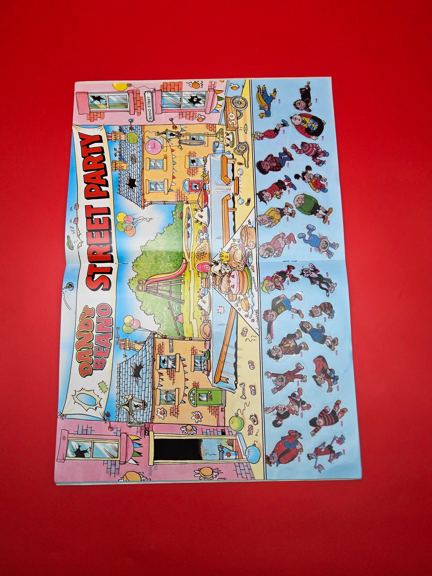 Beano sticker album 100% complete
