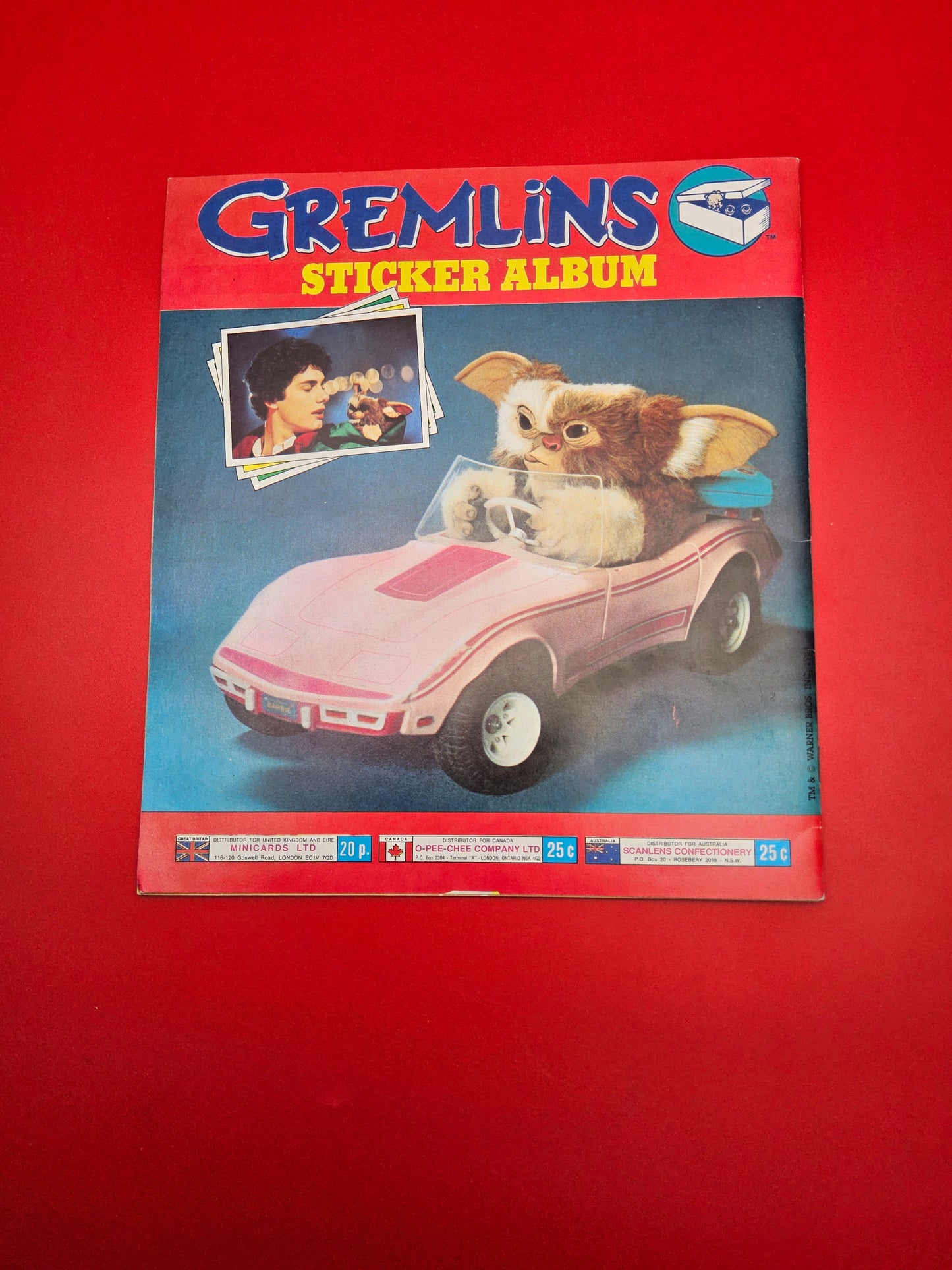 Gremlins sticker album 100% complete