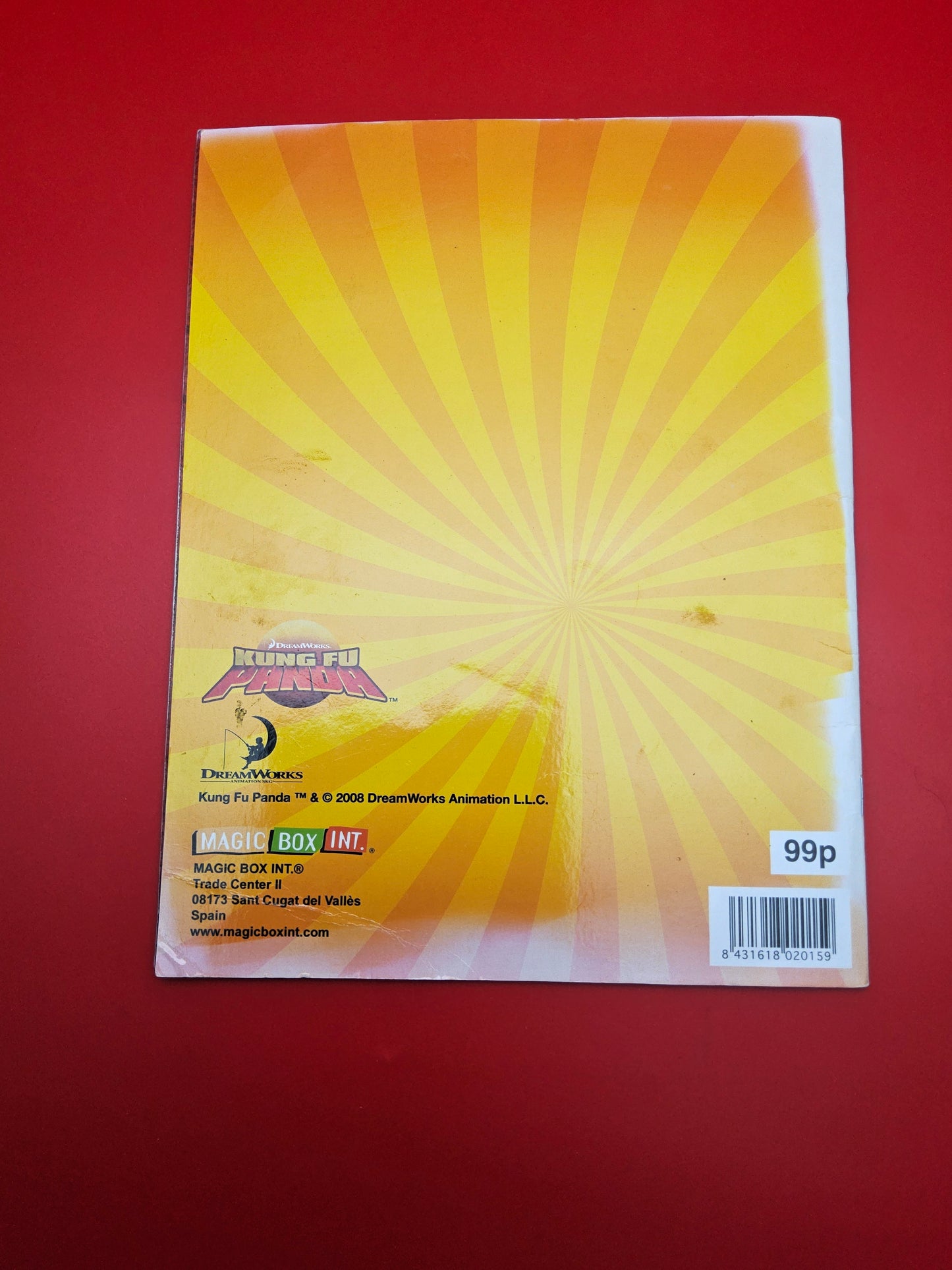 Kung fu panda sticker album 100% complete