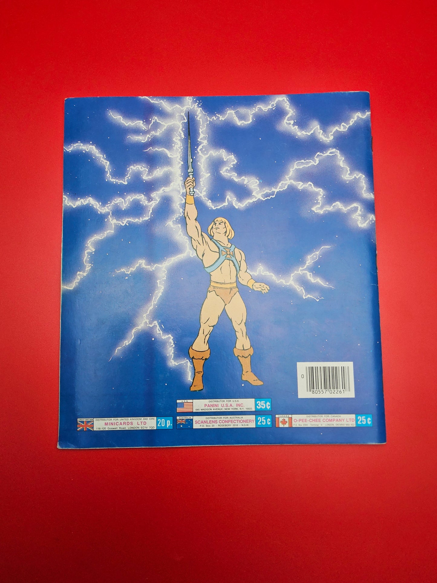 Masters of the universe sticker album 100% complete