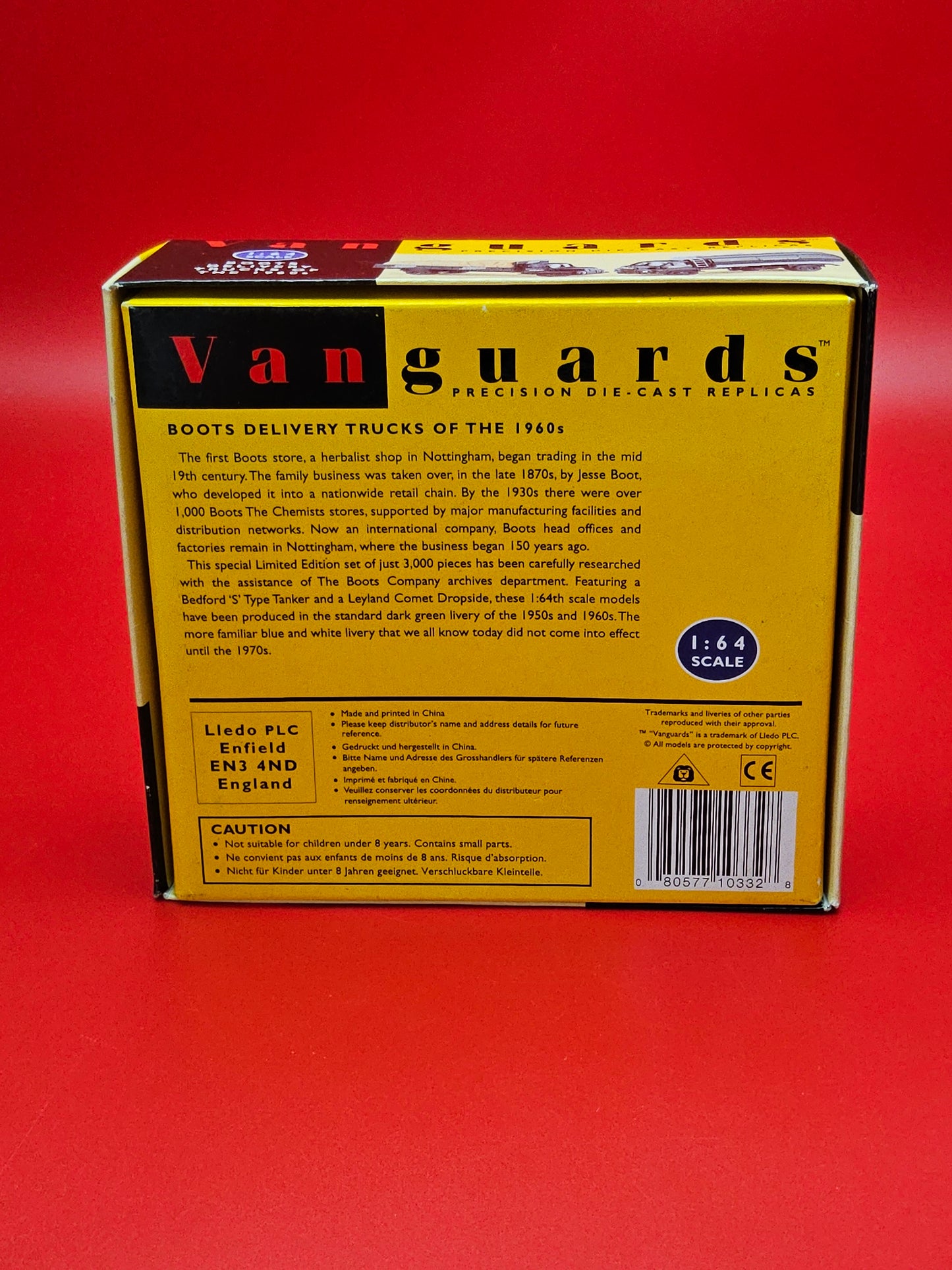 Vanguard #BO1002 set of 2 boots lorries sealed in original packaging
