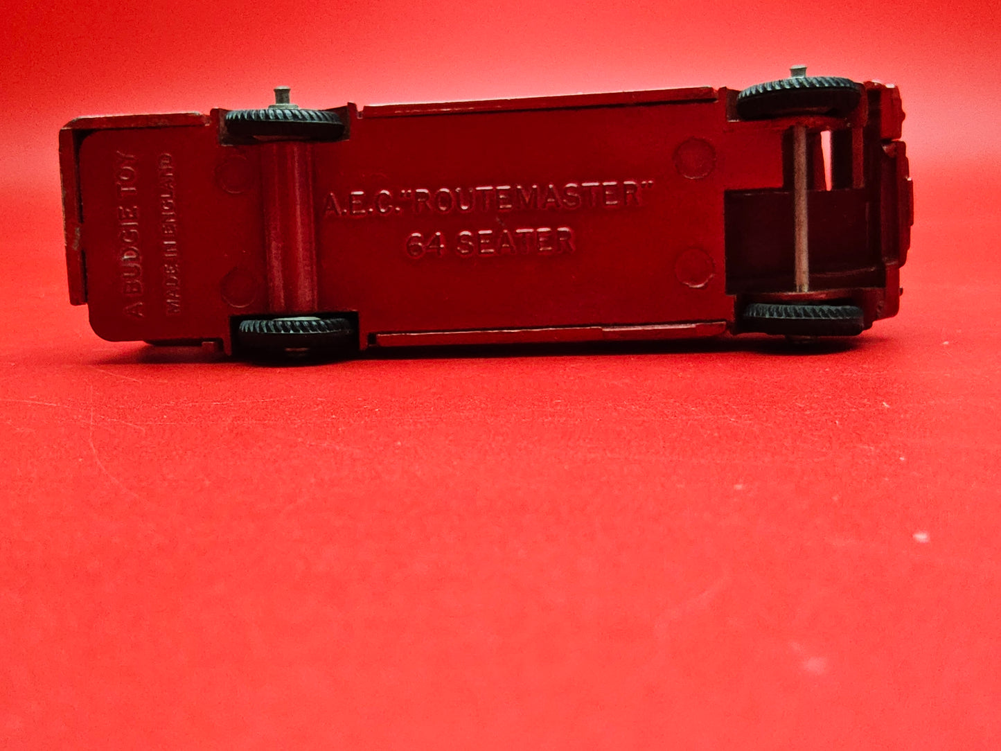 Budgie #236 bus with golden shred imagery with original box