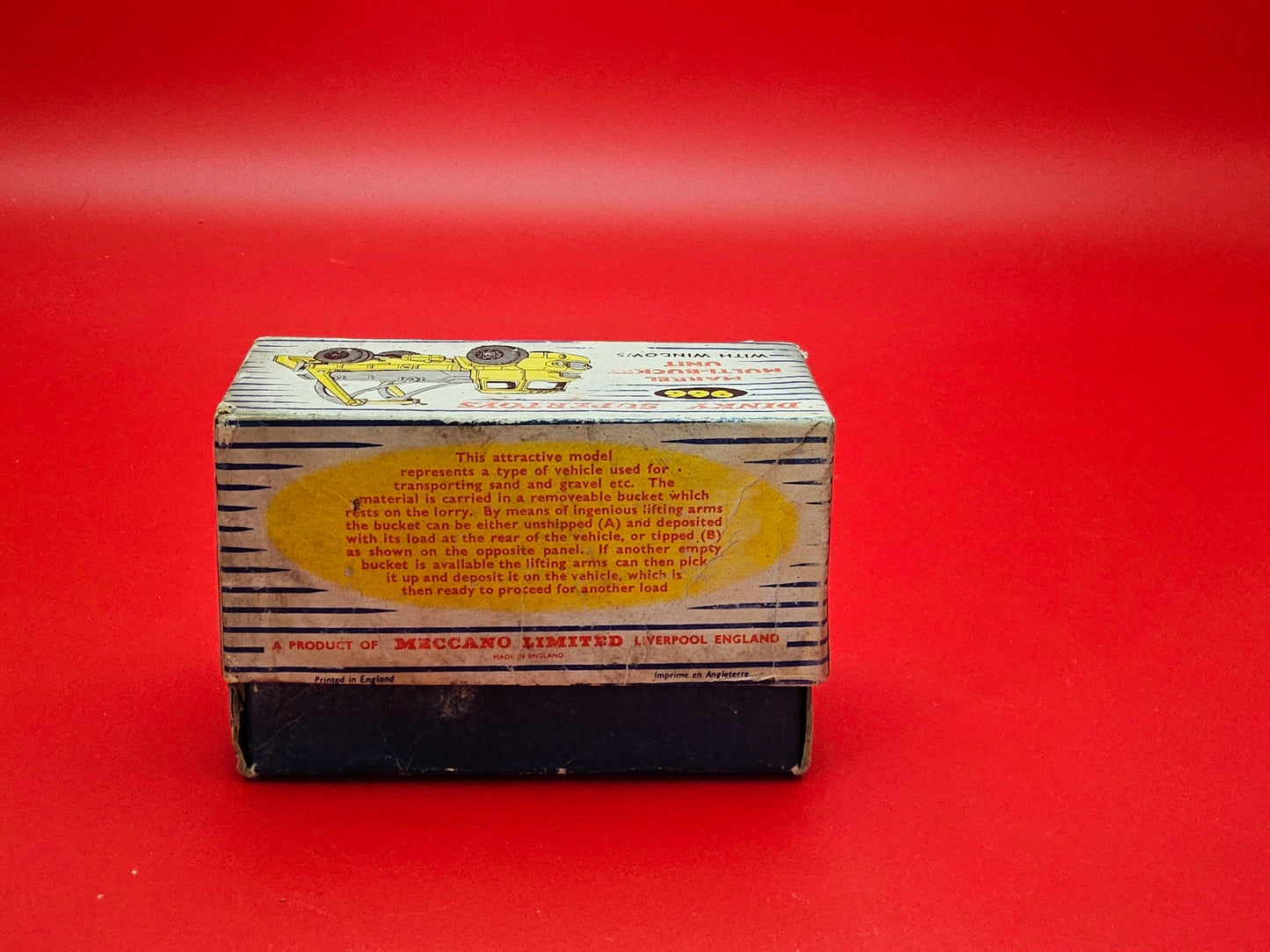 Dinky #966 marrel multi bucket unit with box