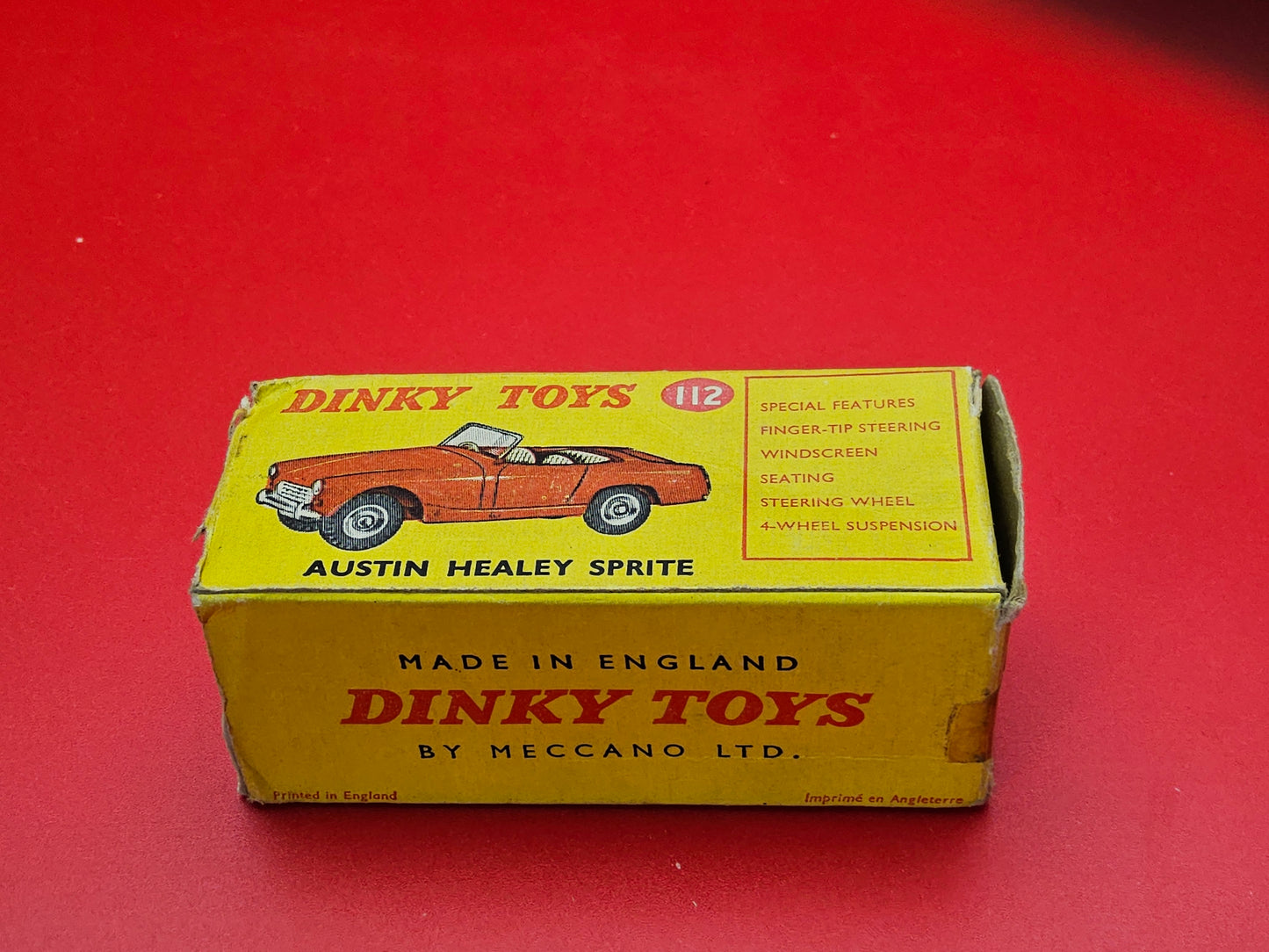 Dinky #112 austin healey spirit with original box