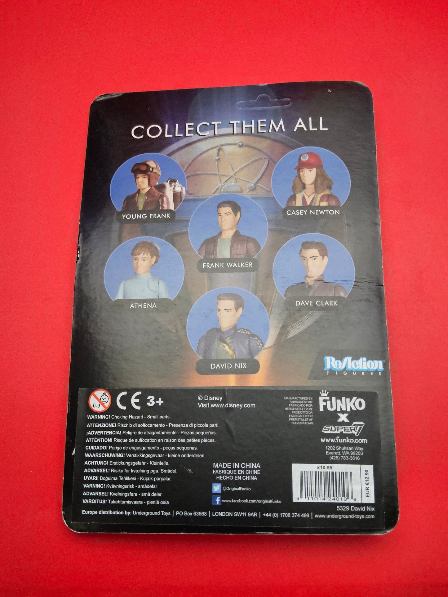 Disney Tomorrowland Casey Newton figure sealed in original packaging