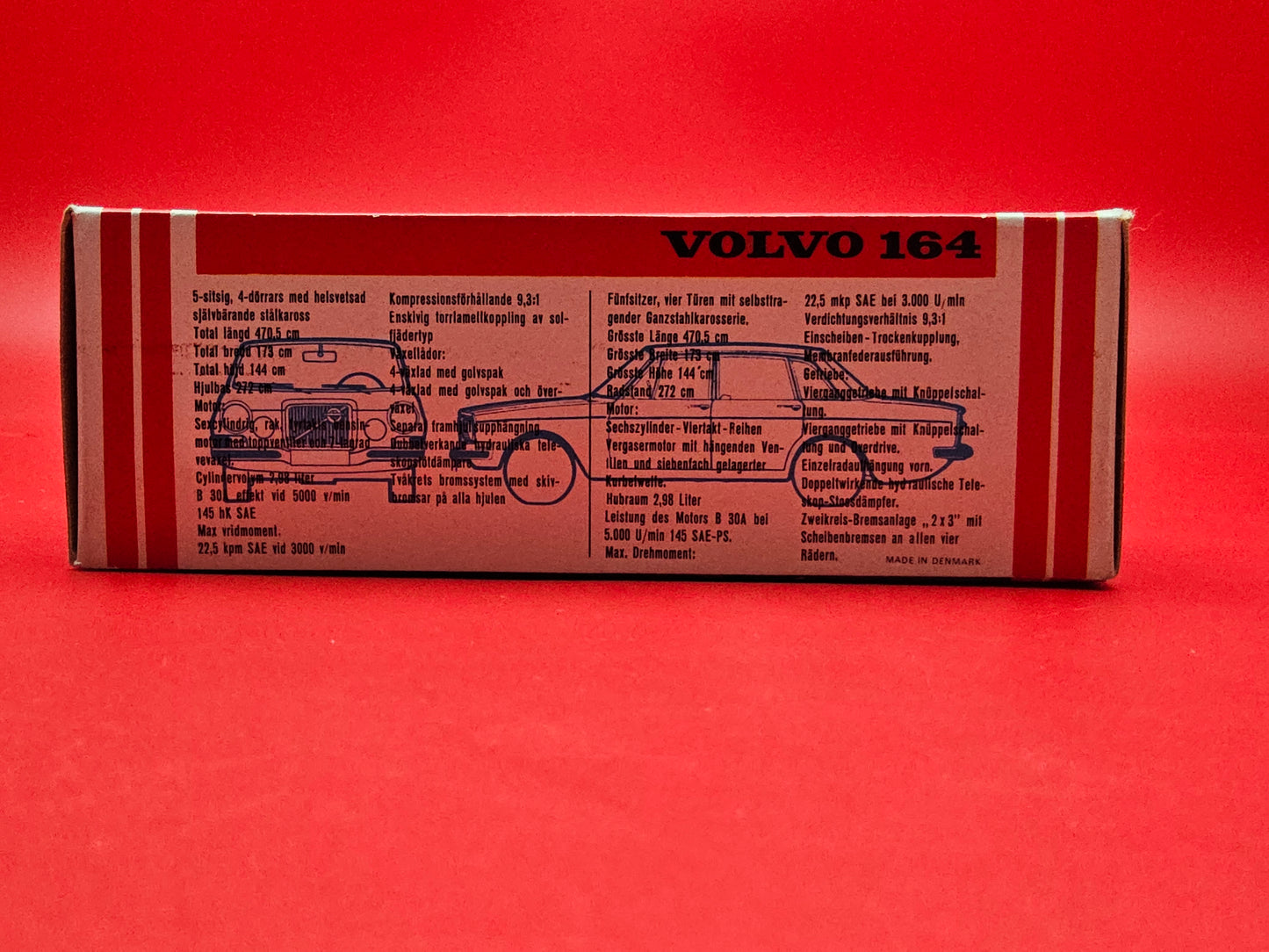 Tekno model #838 volvo 164 sealed in original packaging