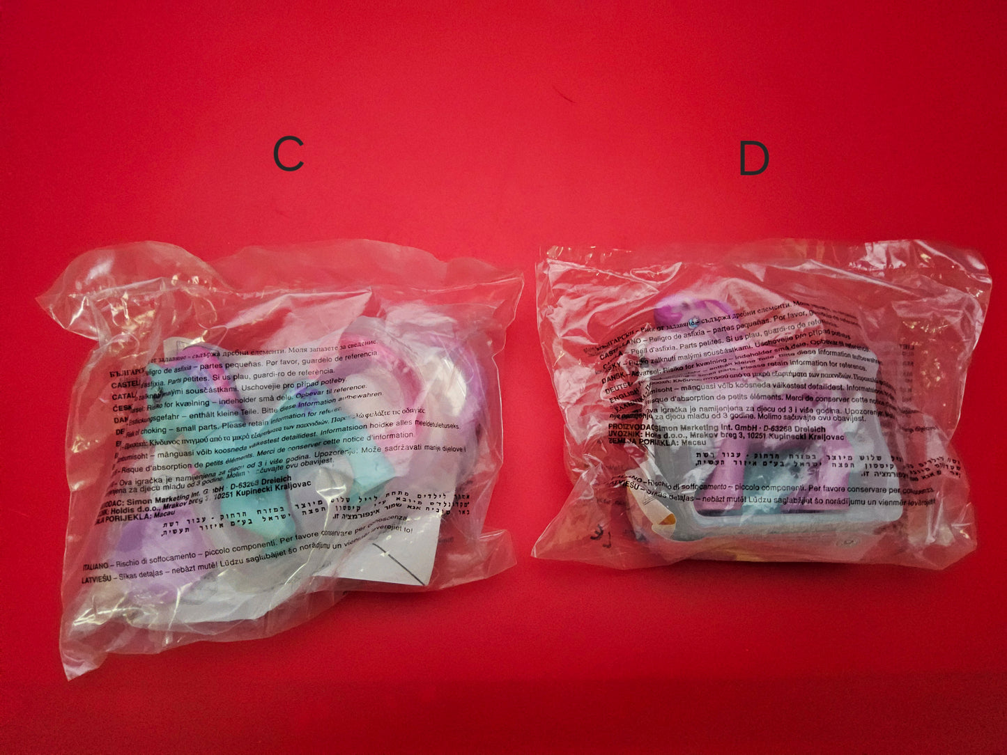 Mcdonalds happy meal my little ponies sealed
