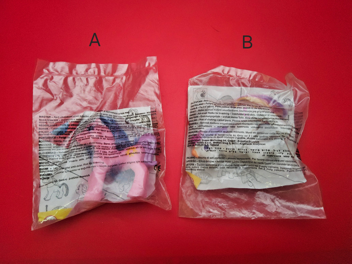 Mcdonalds happy meal my little ponies sealed
