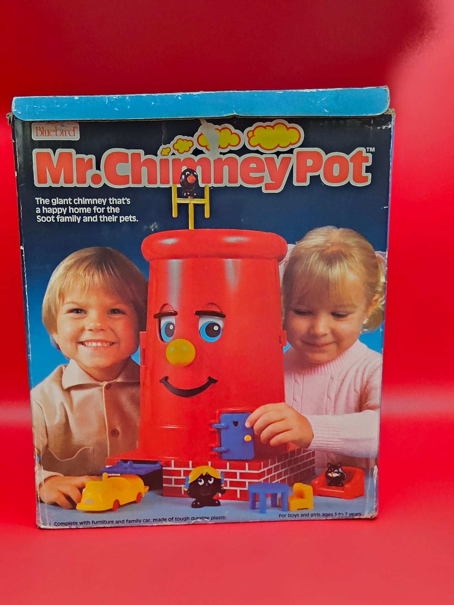 Vintage bluebird Mr Chimney almost complete (missing crow)