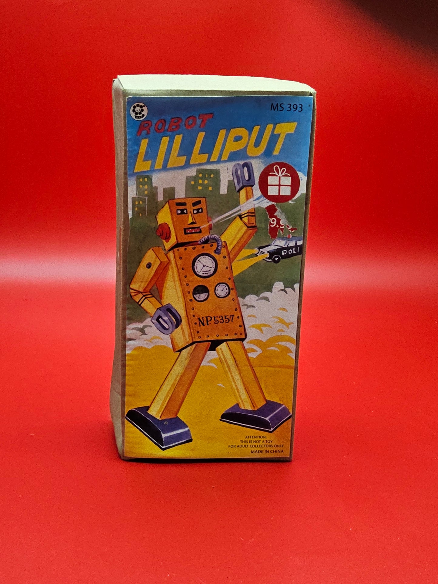 Tin plate robot reproduction toy