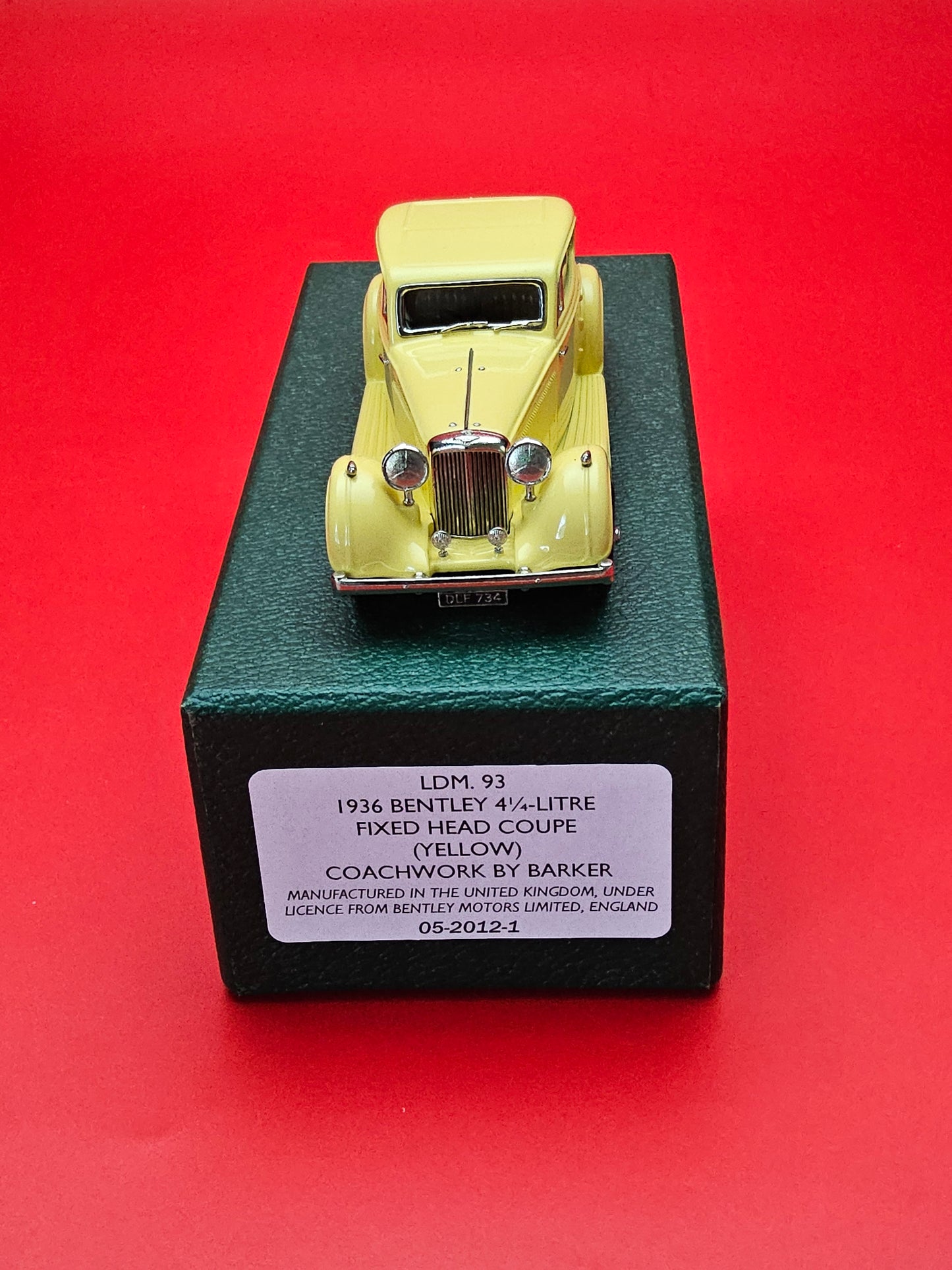 Lansdowne model #93 1936 Bentley with original packaging