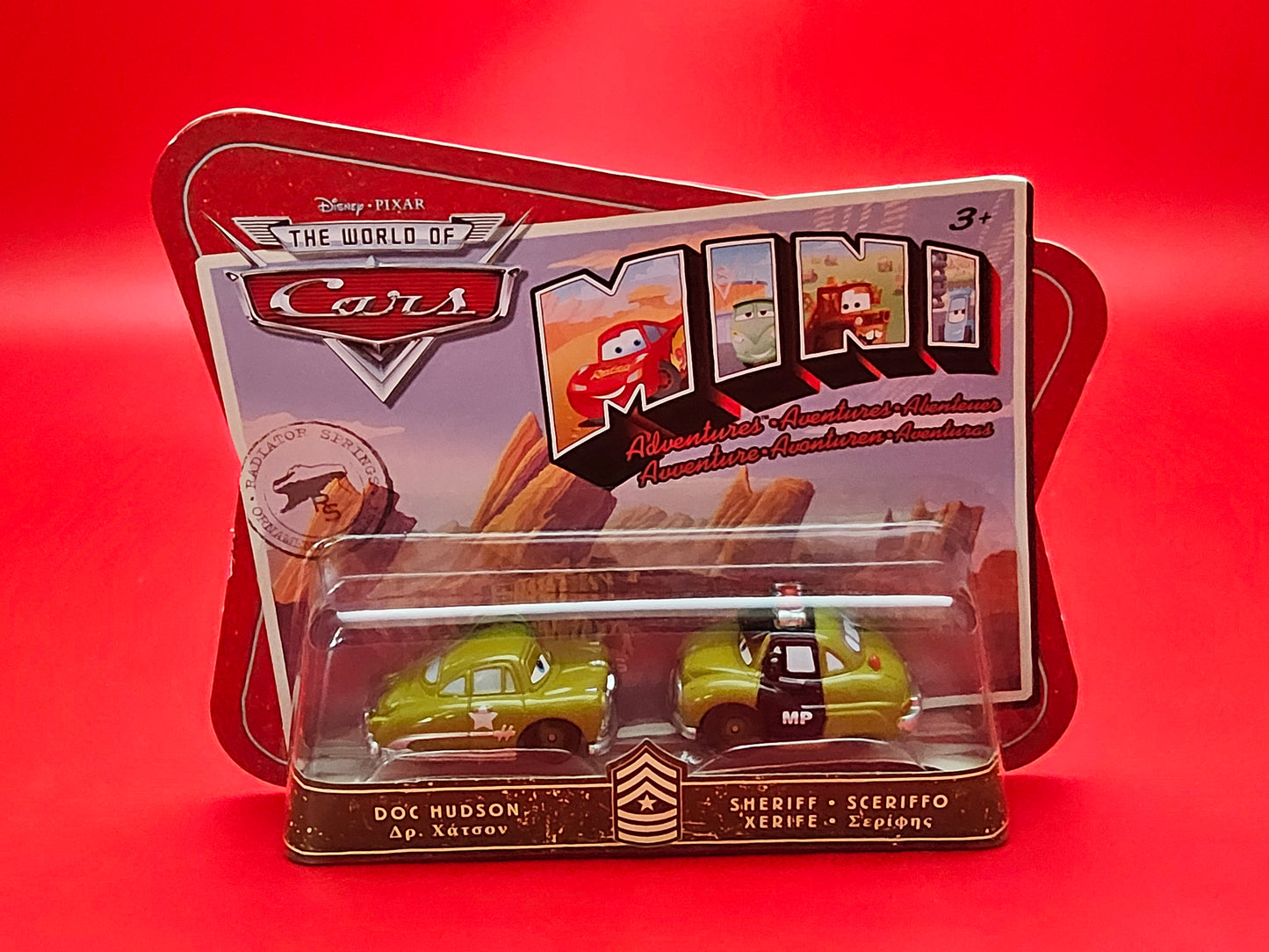 Doc hudson and sherriff mini figures sealed
