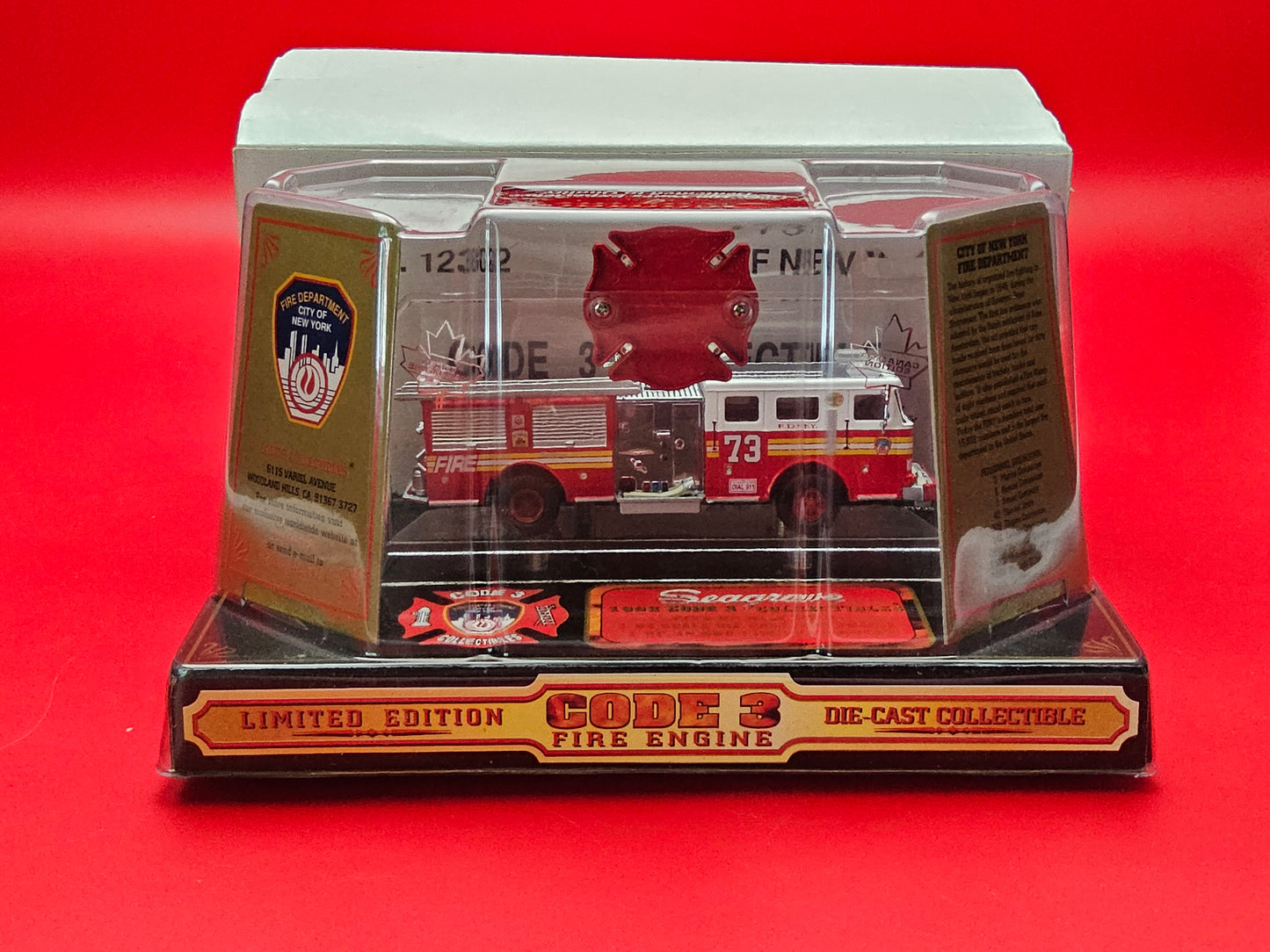 Code 3 New York fire engine