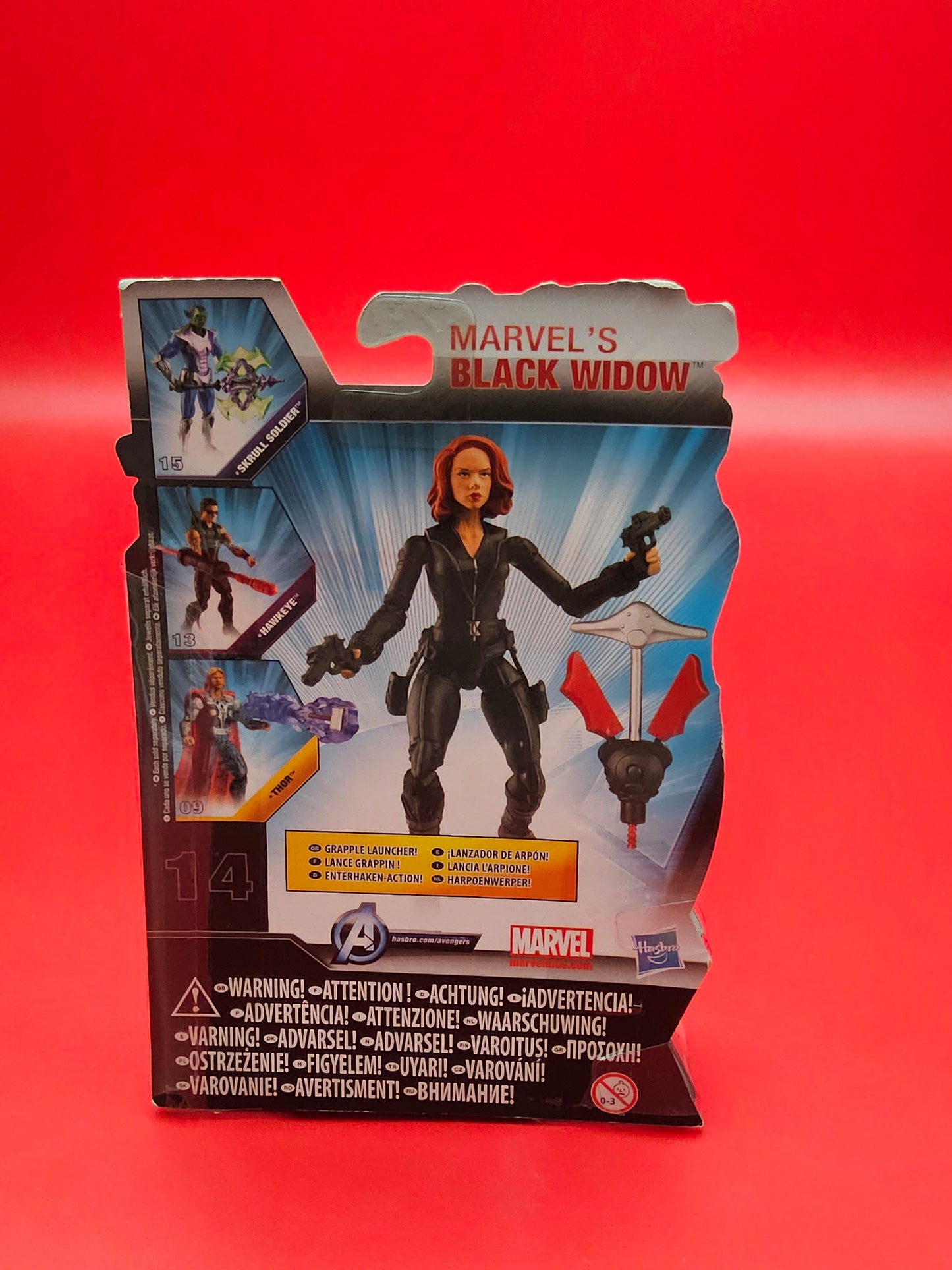 Marvel Black widow figure sealed in original packaging