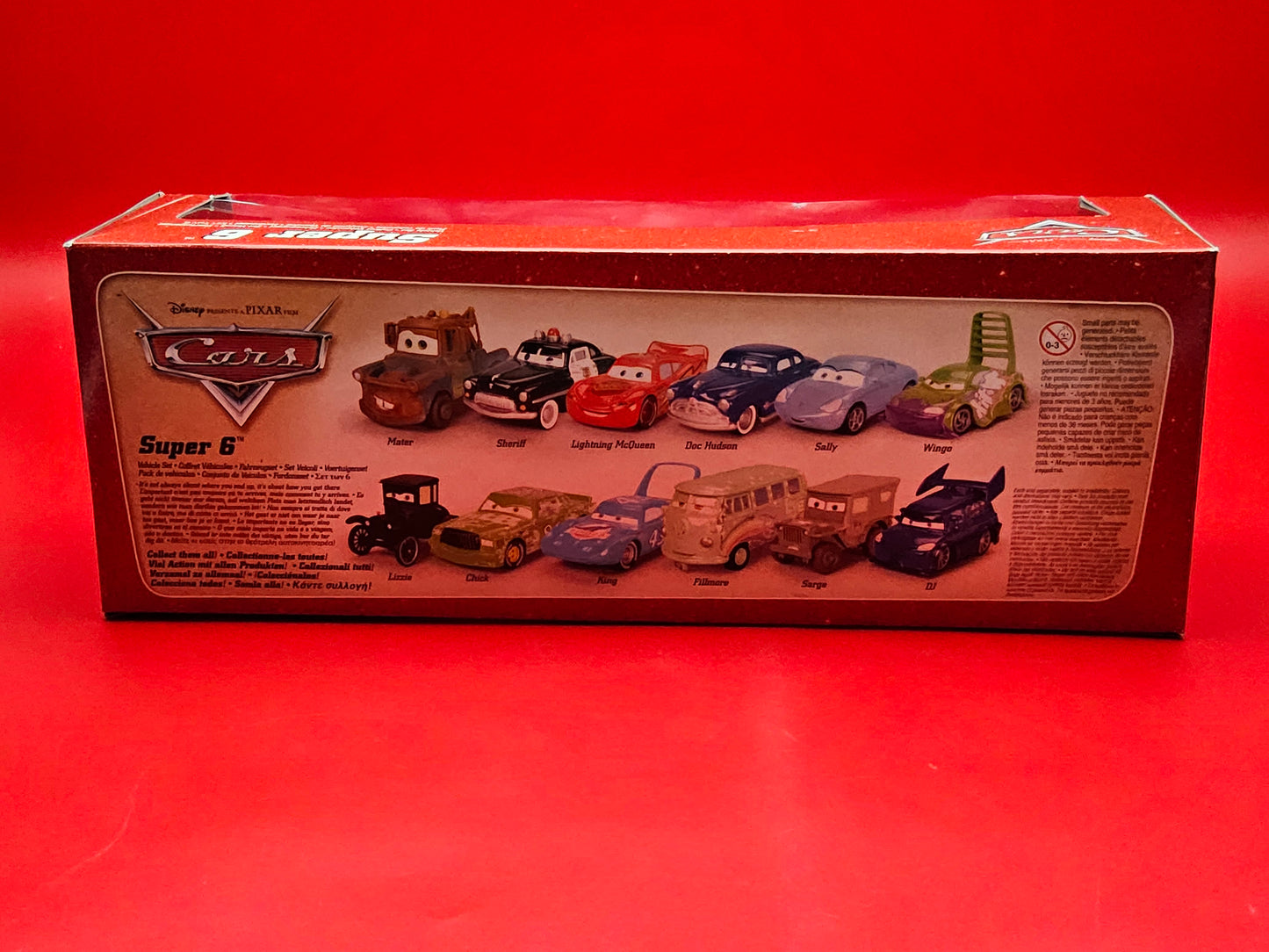 Disney Pixar super 6 set