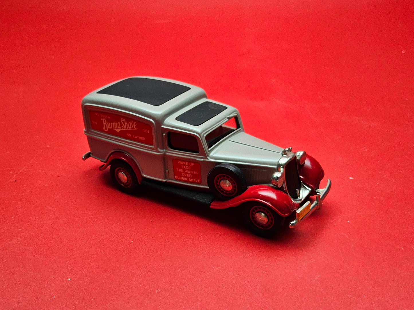 Brooklin model #16 burma shave 1935 dodge van