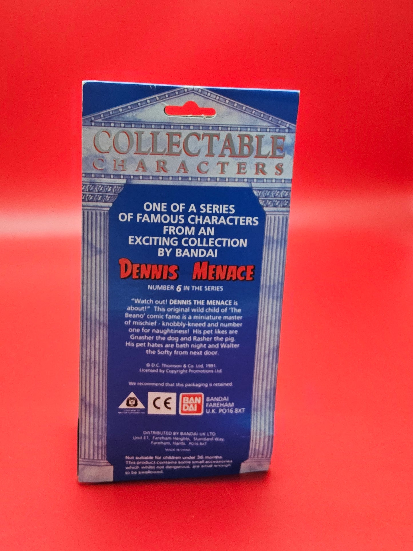 Bandai collectable characters Dennis the menance sealed