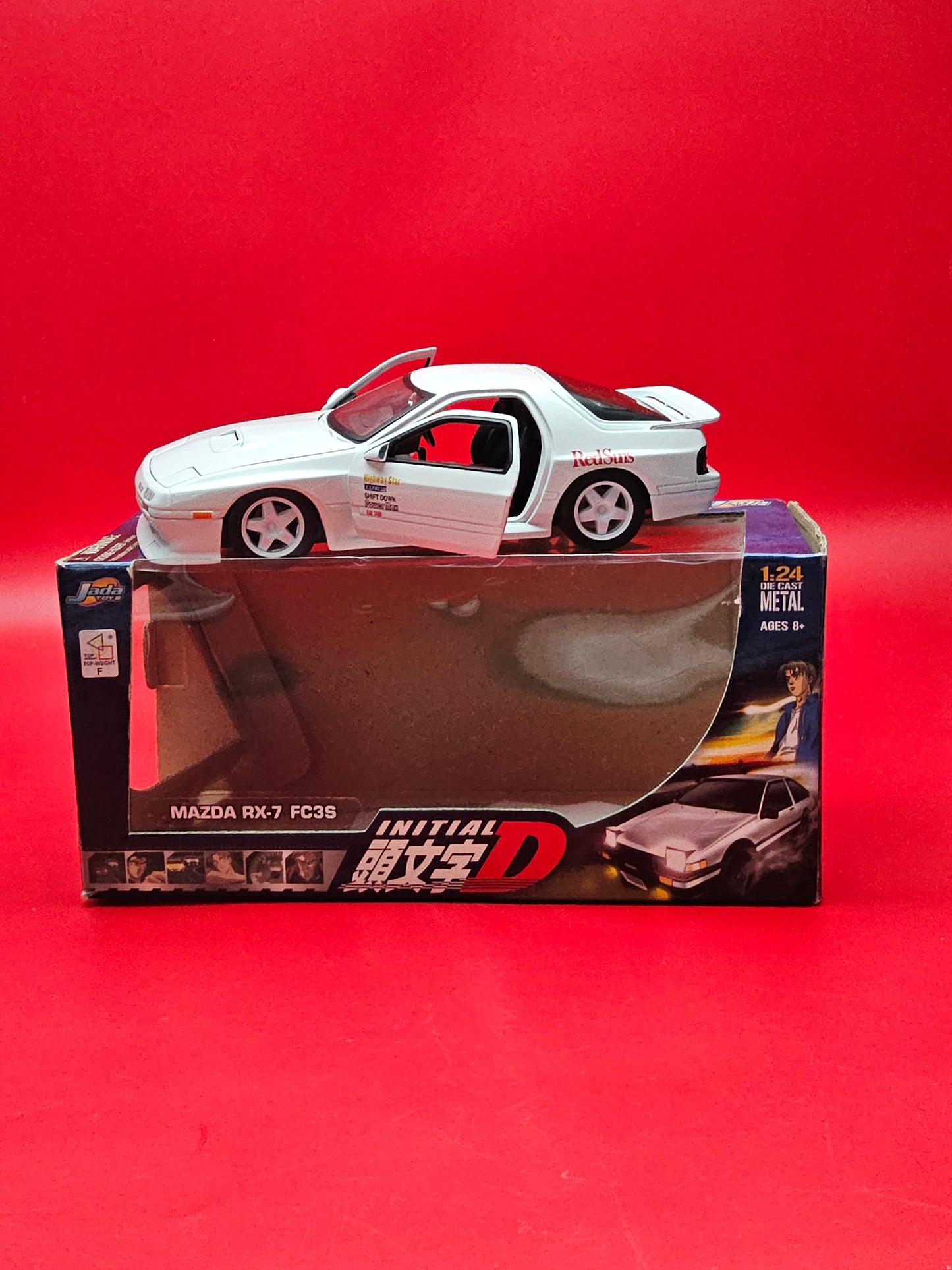 Set of initial D car models