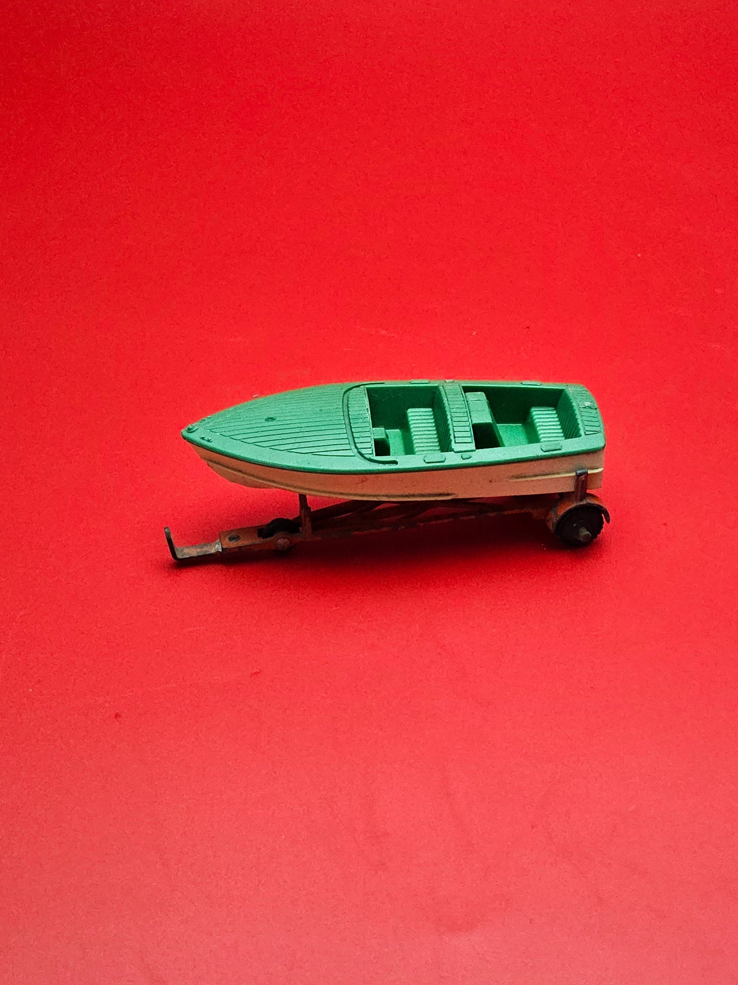 Dinky toys 796 healey sports boat on trailer
