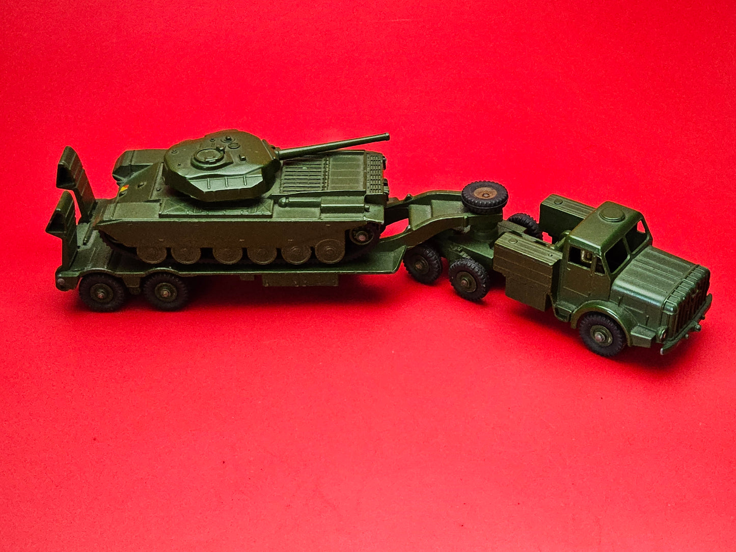 Dinky #660 & #651 tank transporter with centurion tank boxed