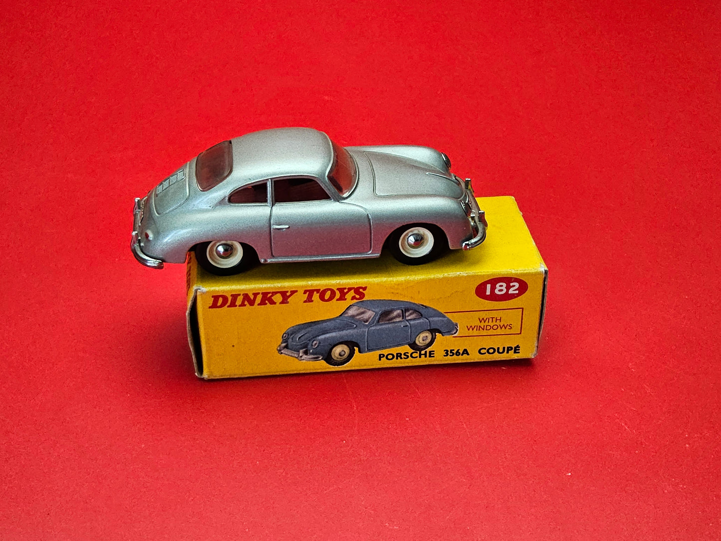 Dinky #182 prosche coupe with original box