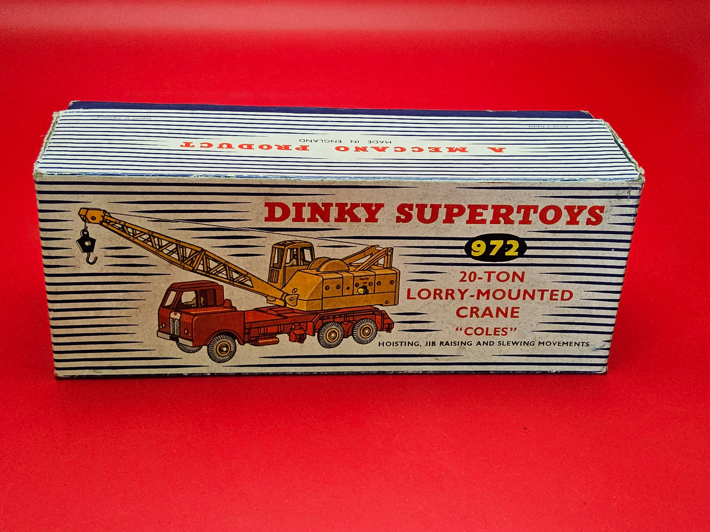 Dinky #972 20 tonne lorry mounted crane with box