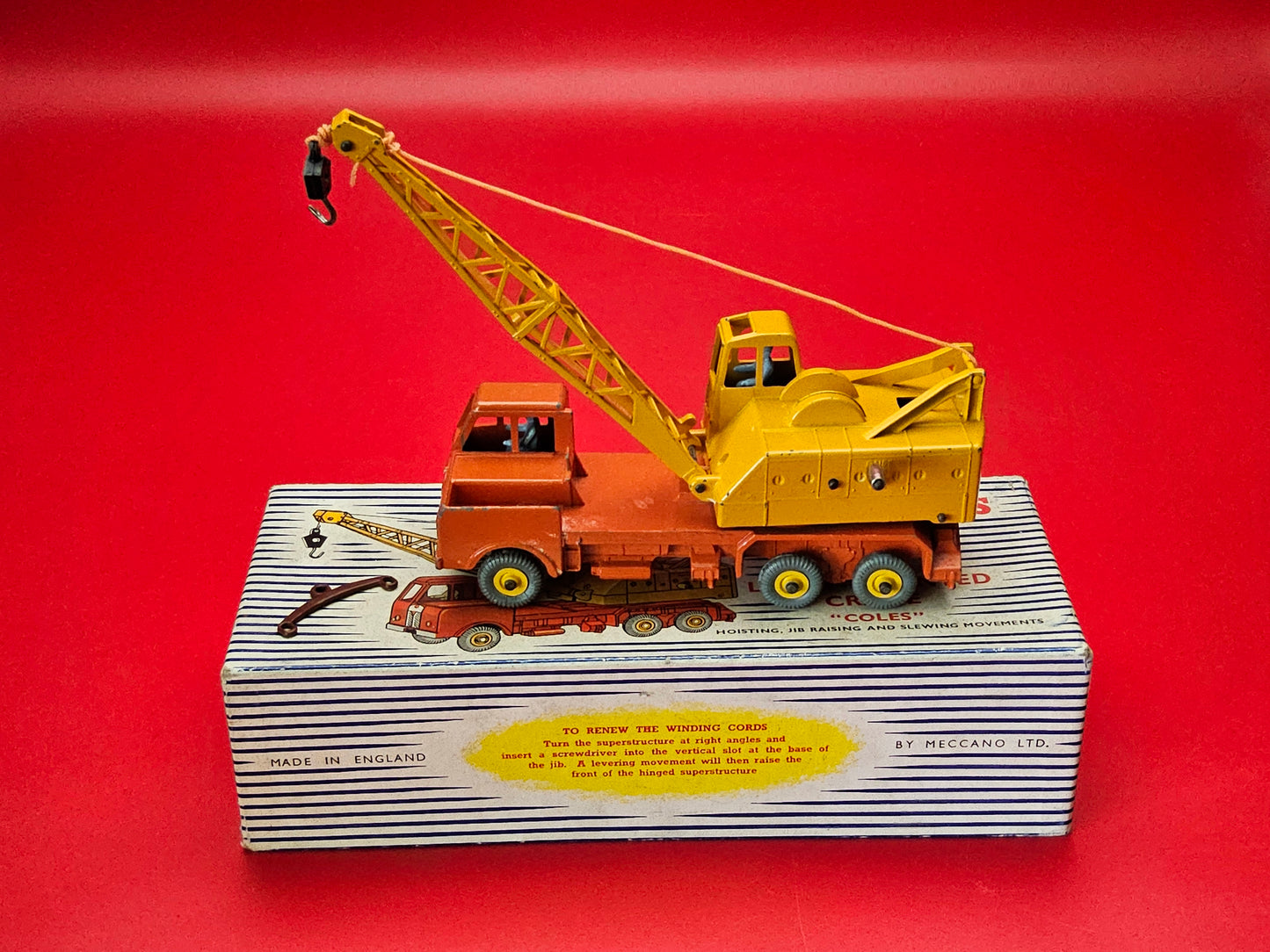 Dinky #972 20 tonne lorry mounted crane with box