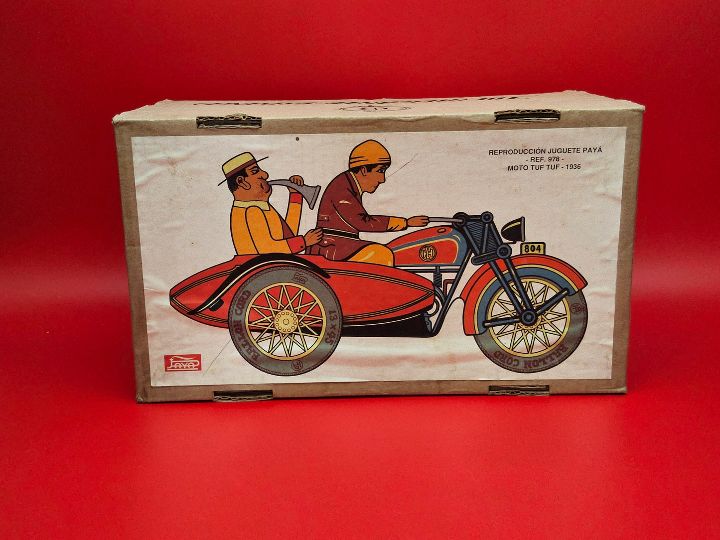 Tim plate tuf tuf toy by paya with original box