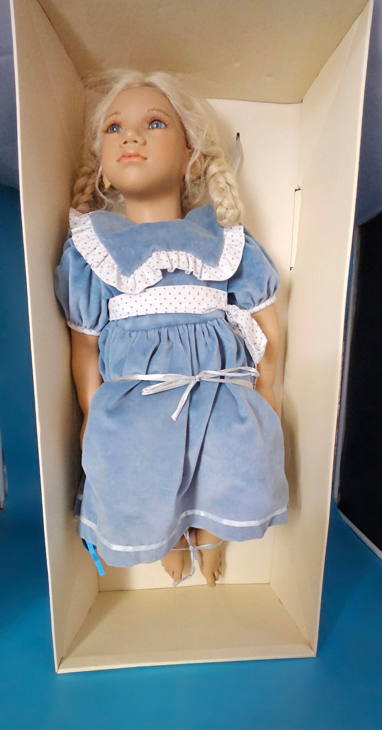 Annette Himstedt Alke Puppen Kinder 28 inch doll in original box