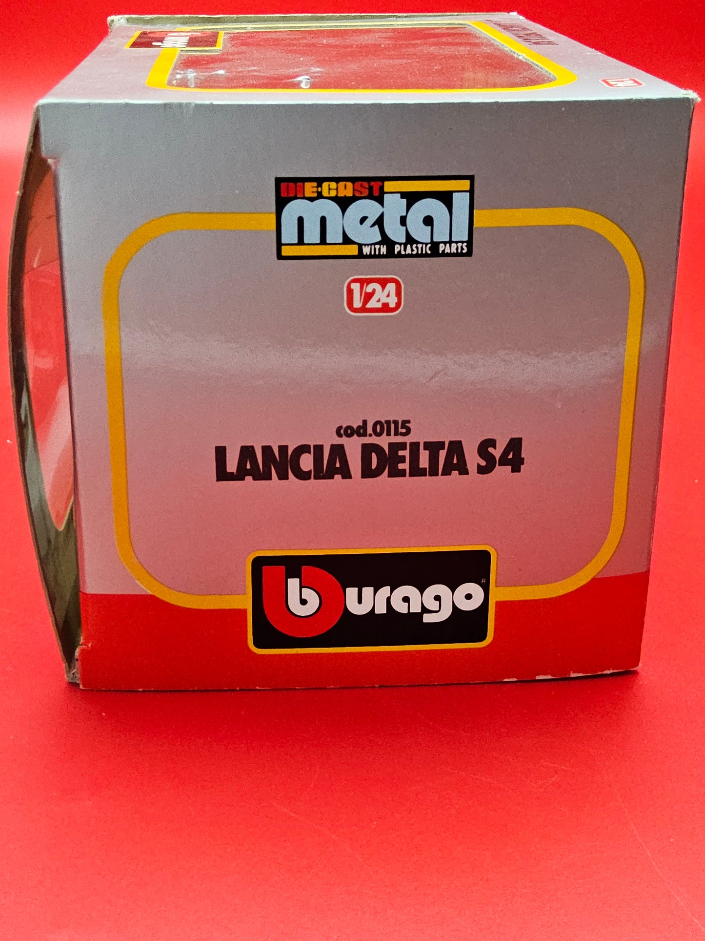 Burago lancia delta s4 model with original box