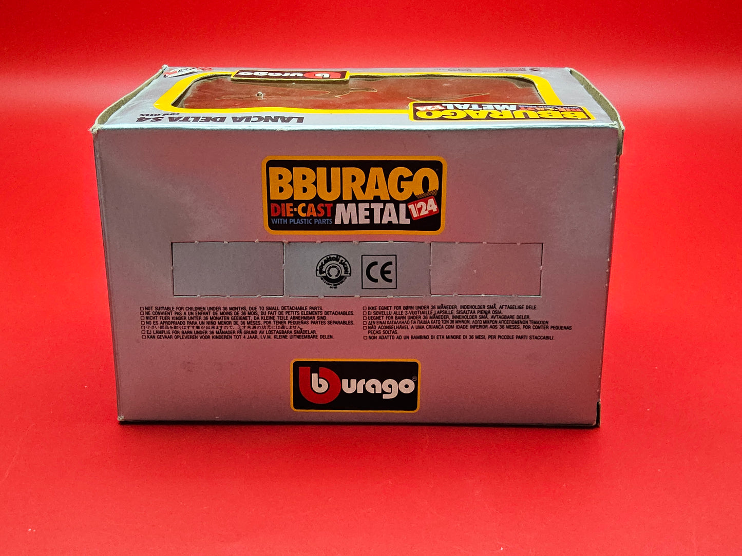 Burago lancia delta s4 model with original box