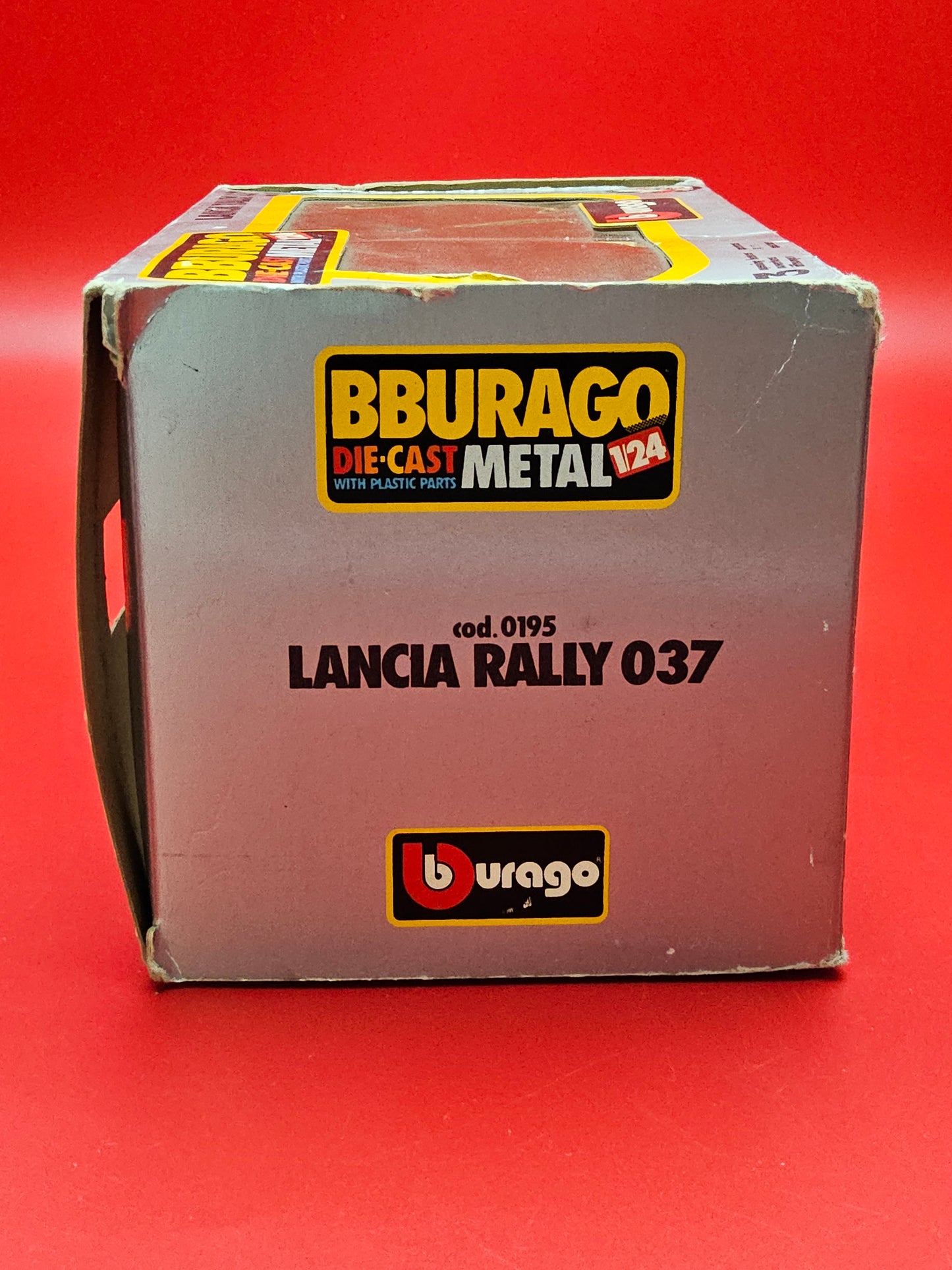 Burago lancia rally 037 model with original box