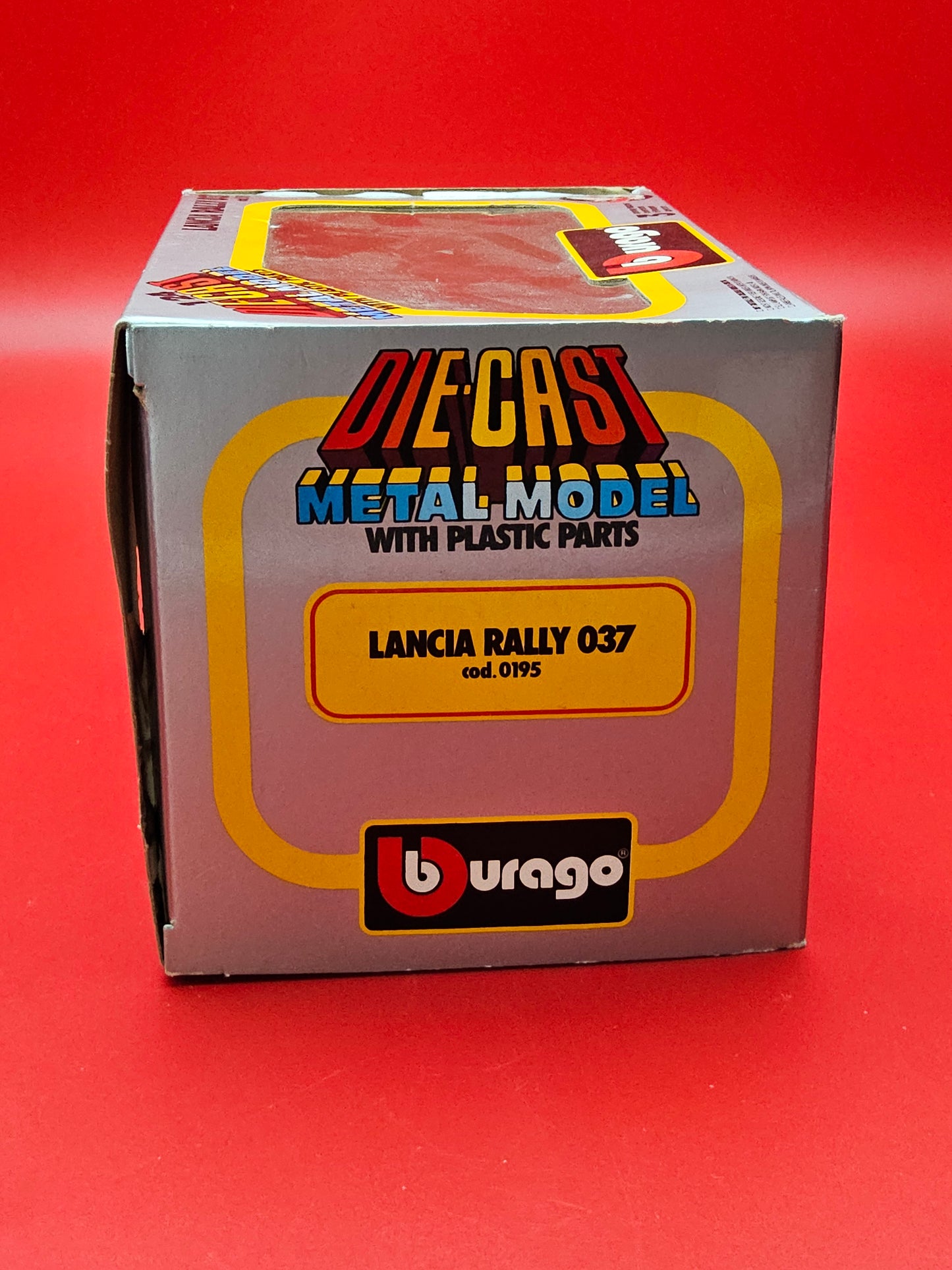 Burago lancia rally 037 model with original box