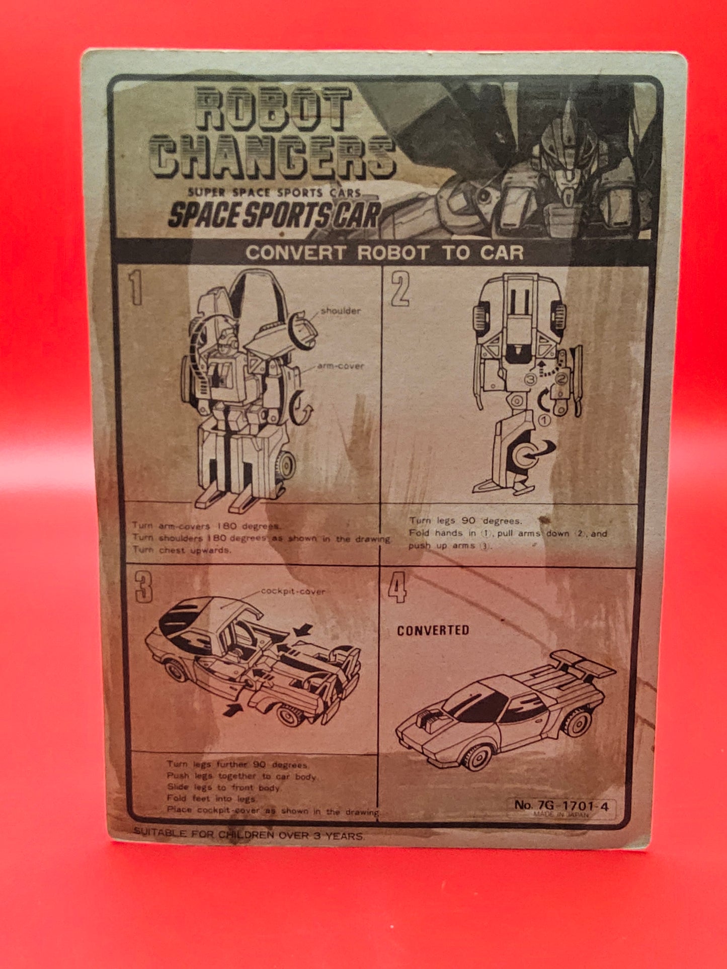 Robot changer sports car sealed