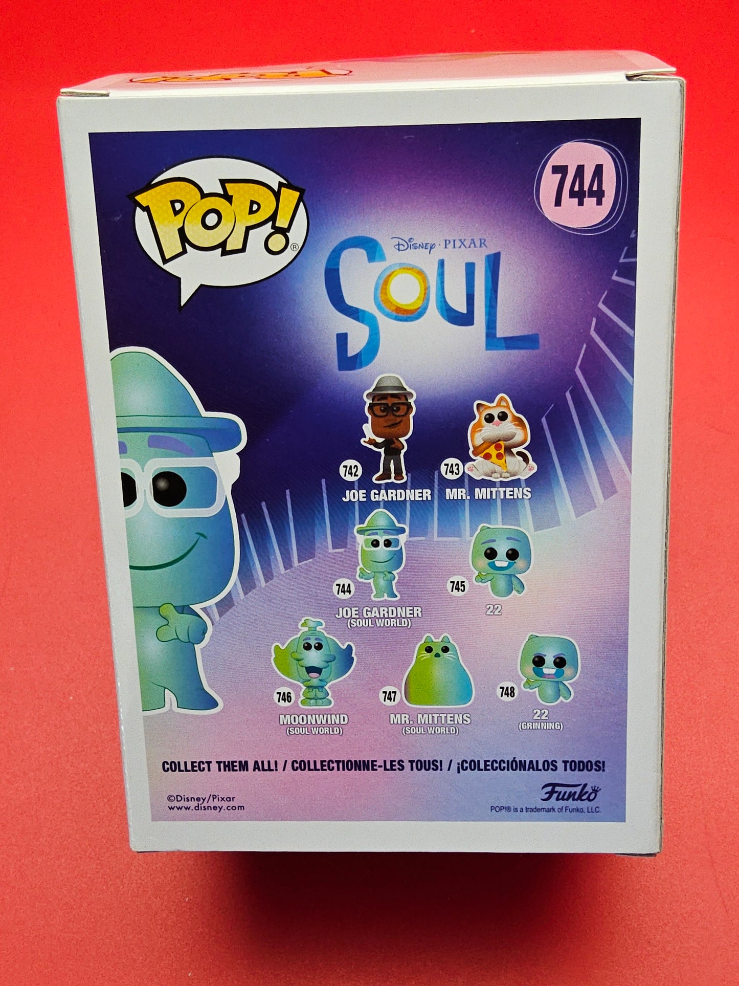 Pop #744 Soul Joe Gardener Soul World sealed in original box