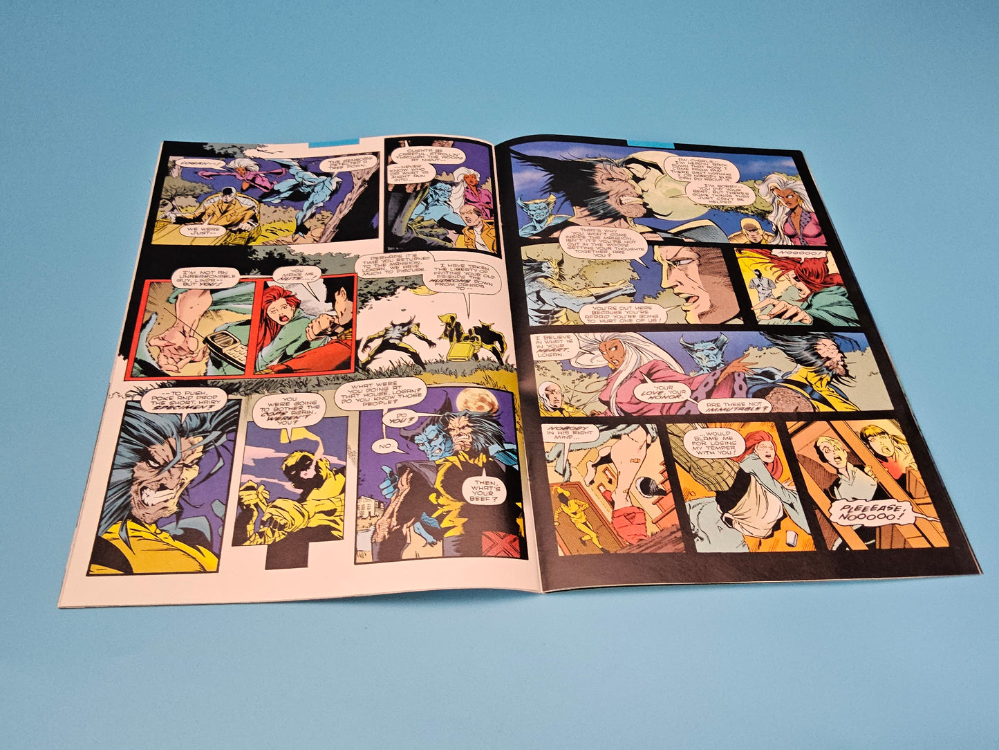 Vintage deathblow and wolverine comic
