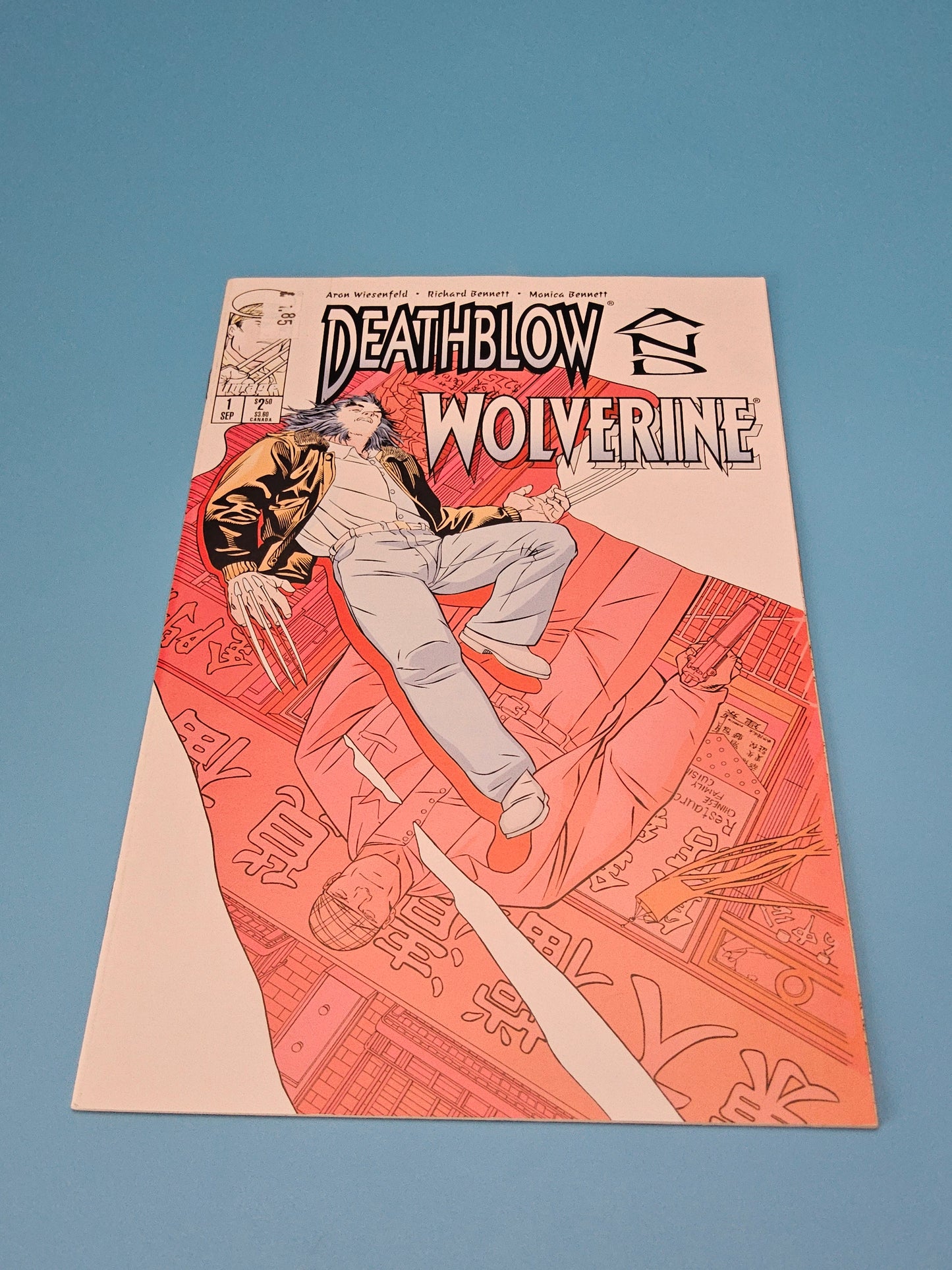Vintage wolverine guest starring spiderman comic