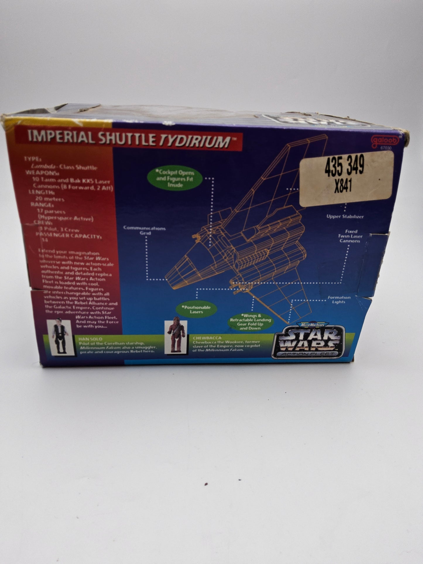 Micro machines star wars action fleet imperial shuttle