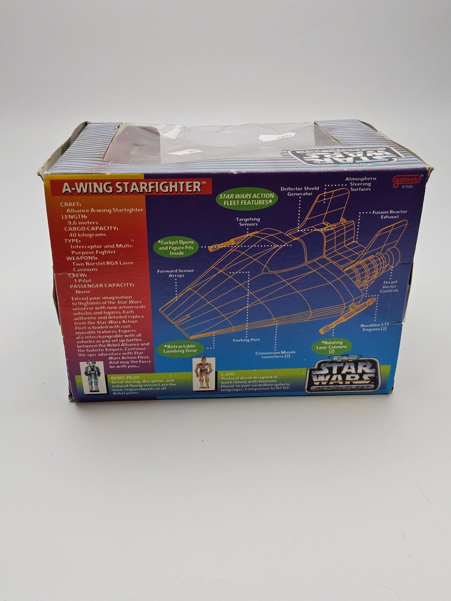 Micro machines star wars action fleet A wing fighter