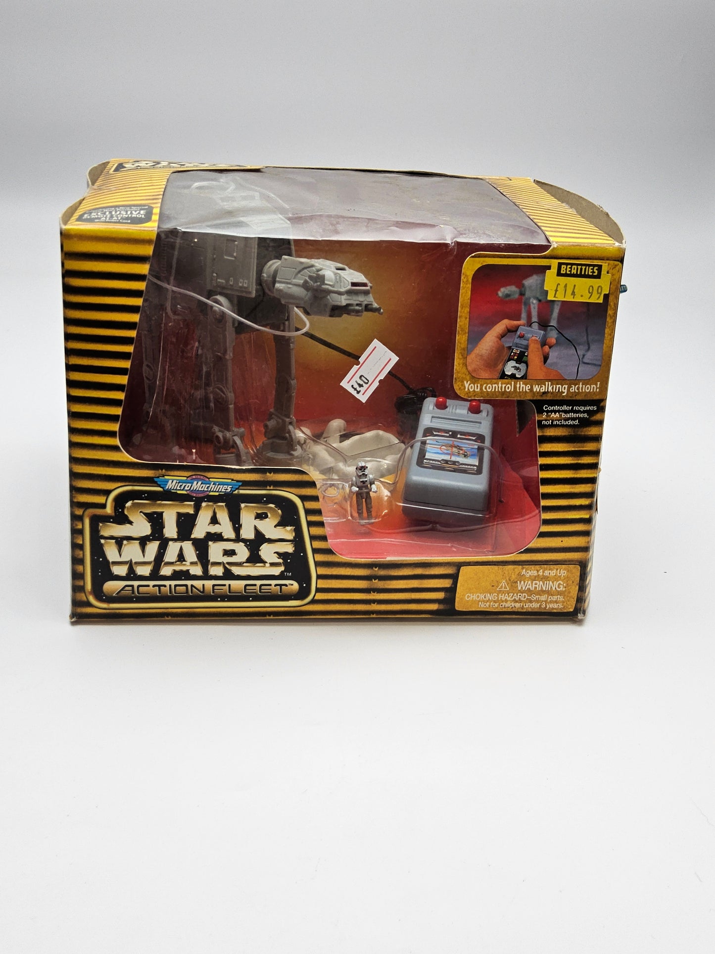 Micro machines star wars action fleet AT AT sealed
