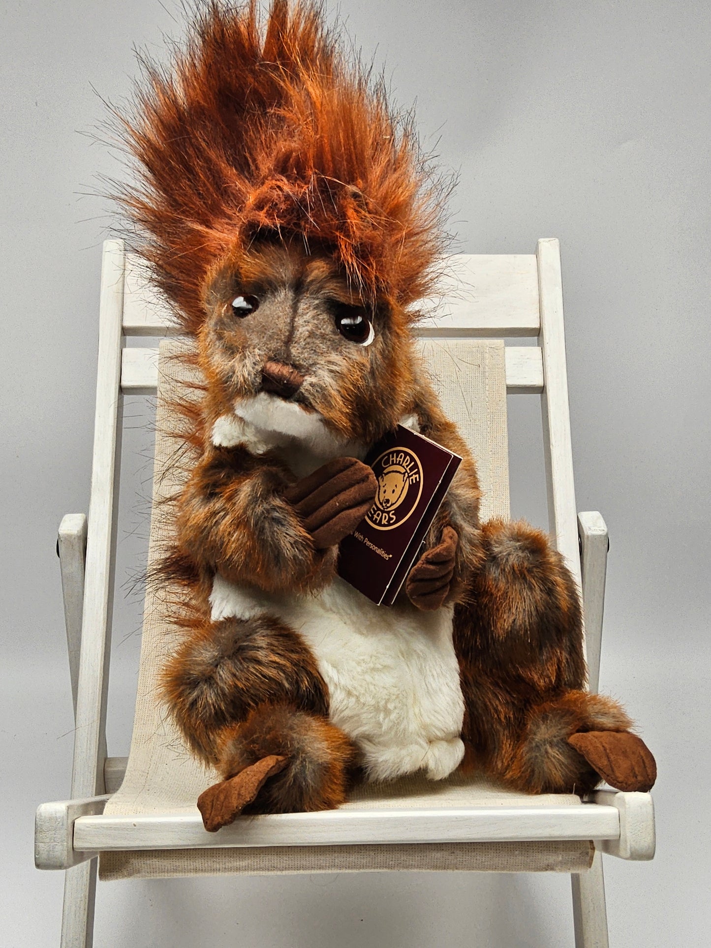 Charlie bear Cyril the squirrel hand puppet