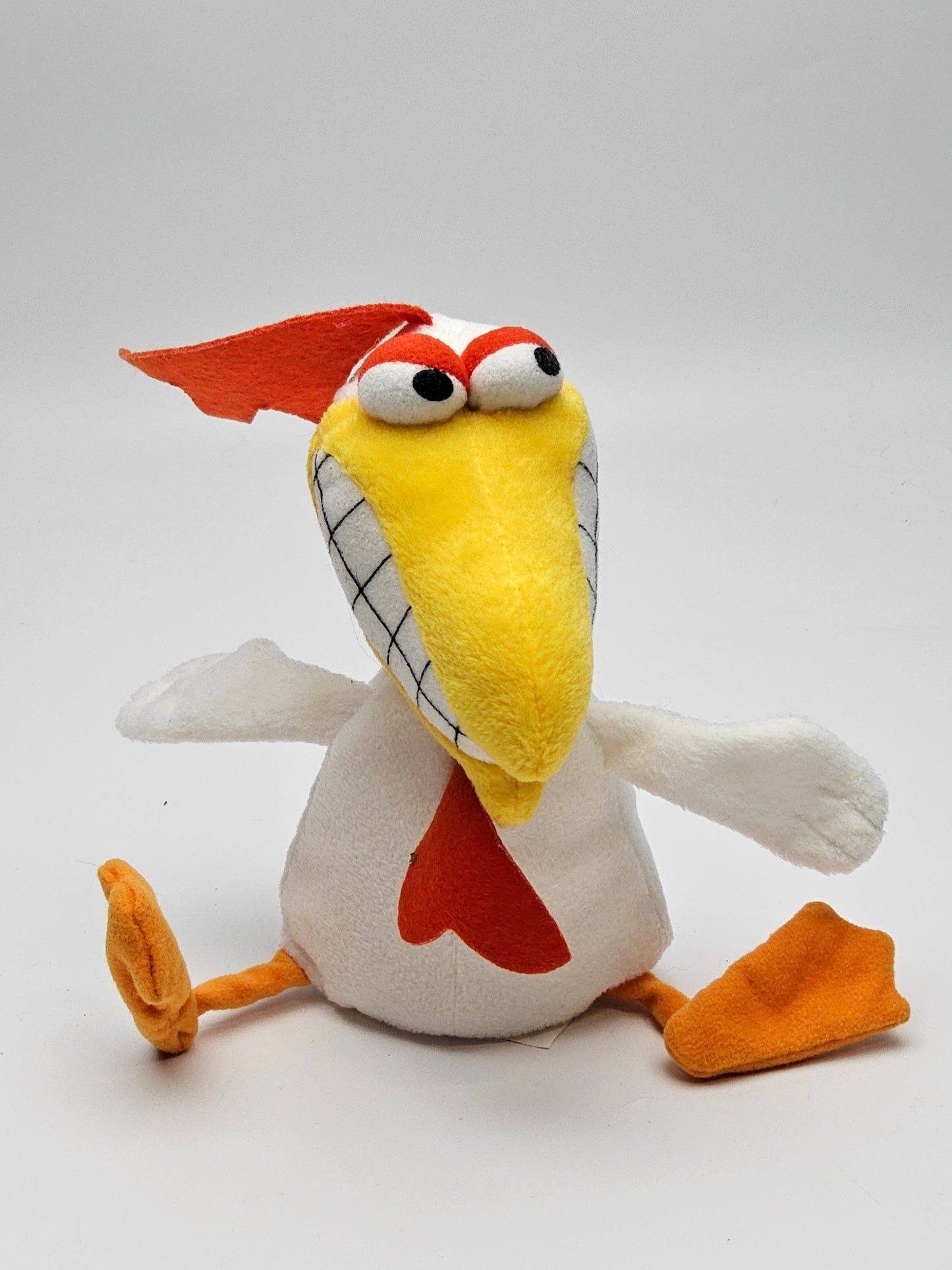 Cow and chicken plushes