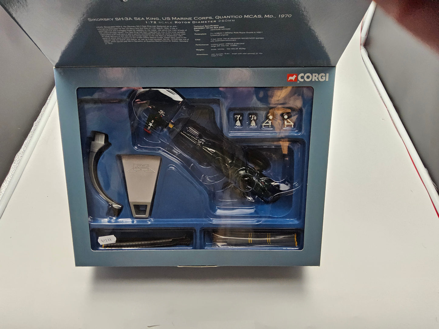 Corgi 1:72 scale Sikorsky SH 3A Sea King helicopter
